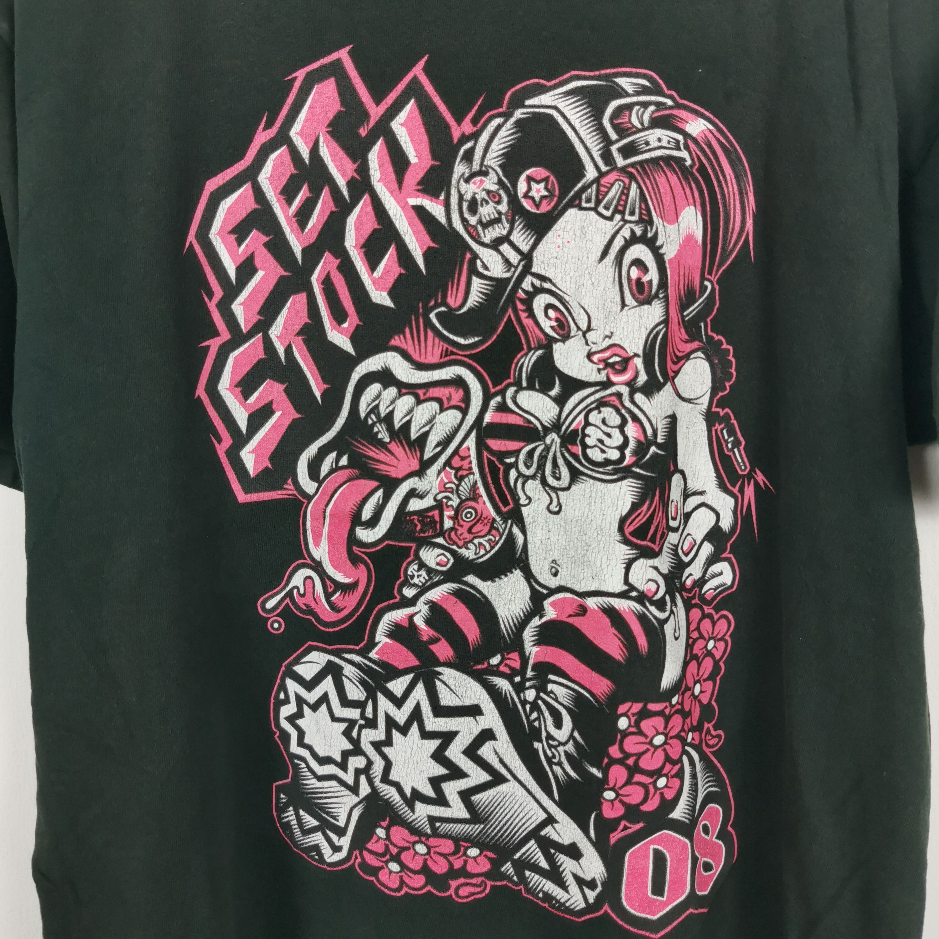 Vintage Vintage Set Stock Tour T-Shirt Japanese Nude Crewneck Tees Size US L / EU 52-54 / 3 - 4 Thumbnail