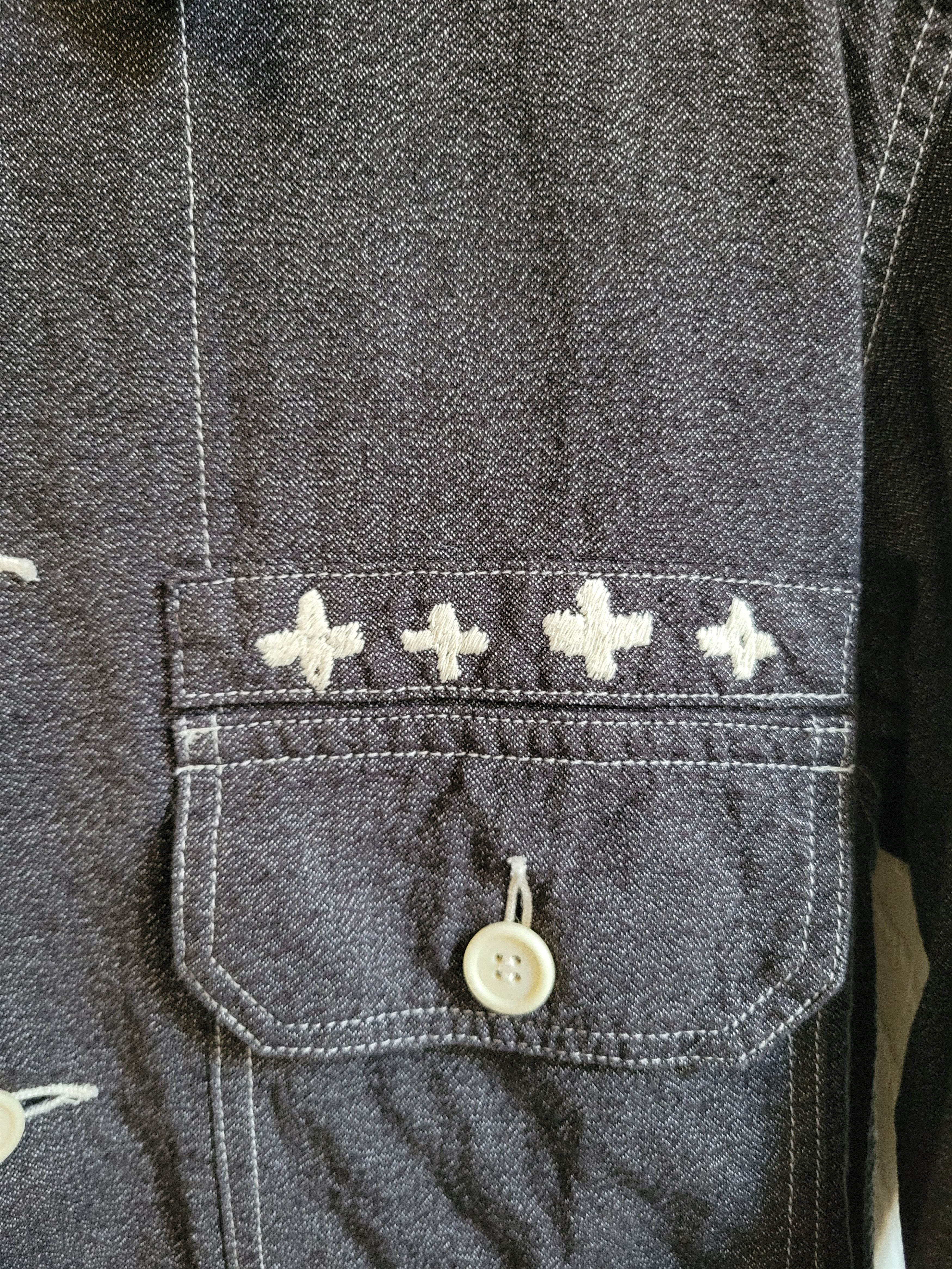 Visvim Kurtz Chambray Work Shirt Size US S / EU 44-46 / 1 - 6 Thumbnail