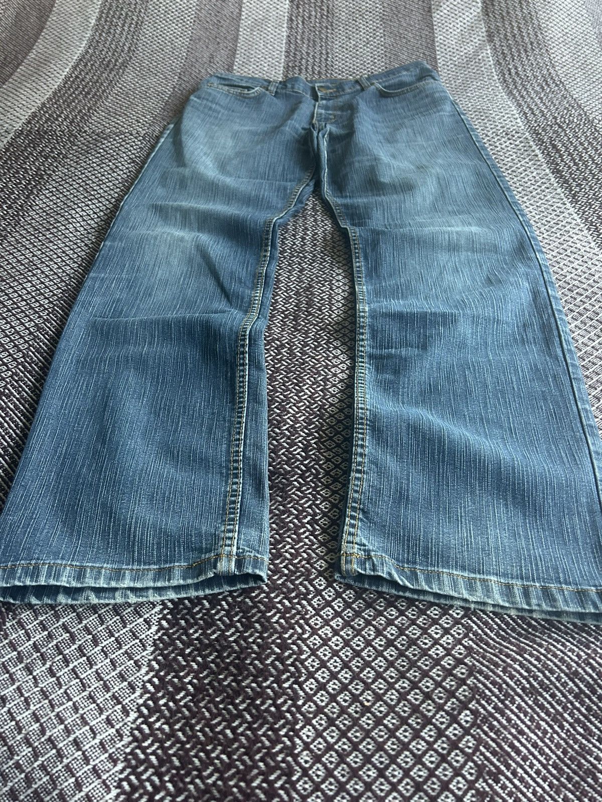 Wrangler Hero by Wrangler Regular Jeans Washed Denim Streetwear Style Size US 34 / EU 50 - 9 Thumbnail