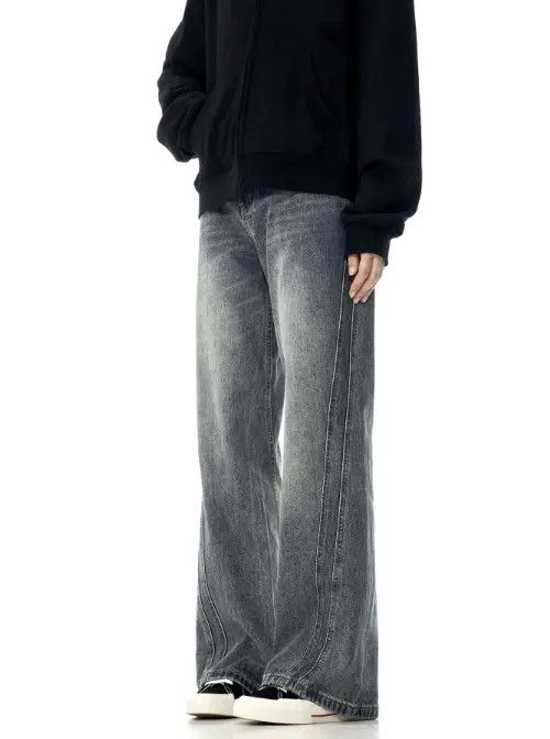 VIBE Retro American trendy brand flared washed jeans Size US 32 / EU 48 - 4 Thumbnail