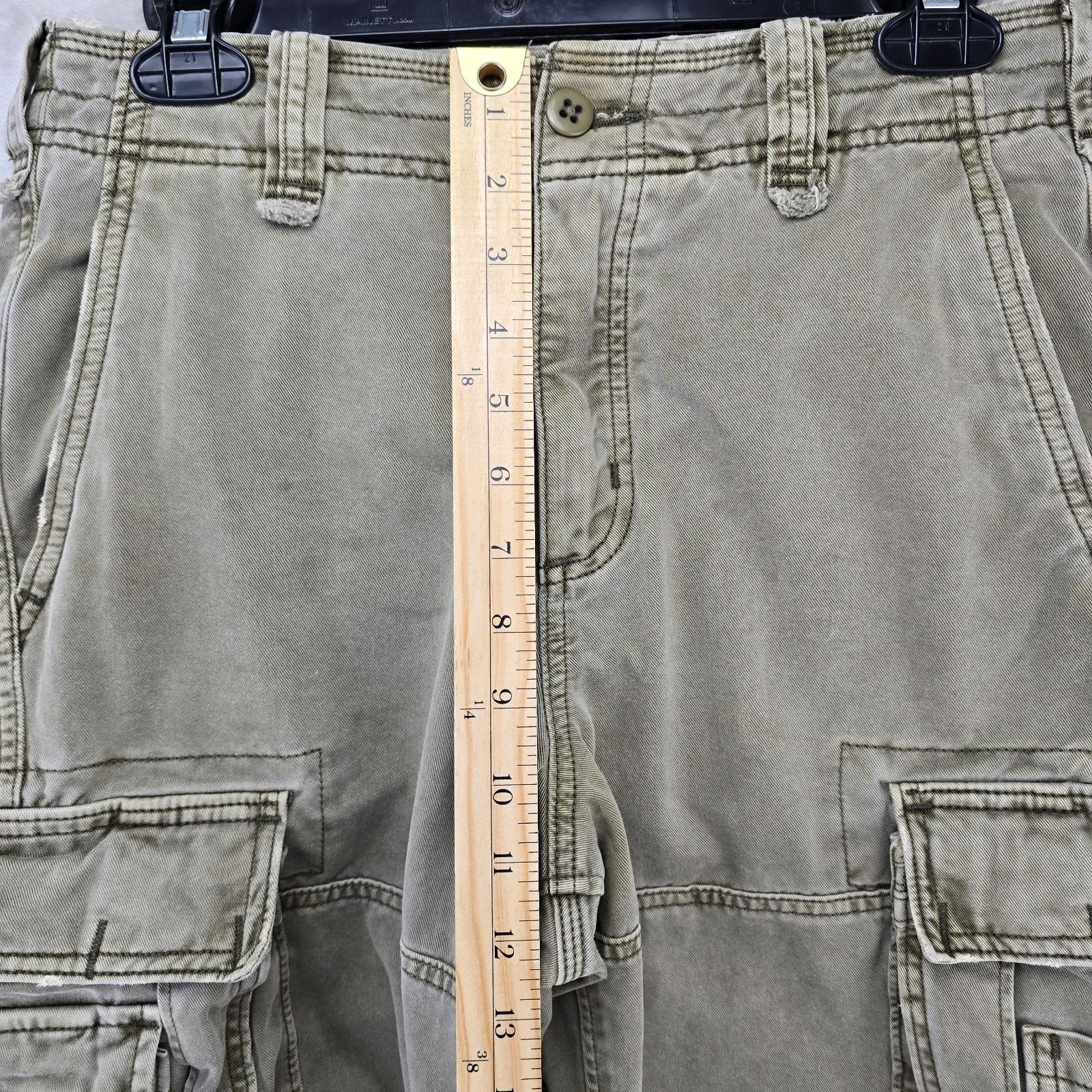 Abercrombie & Fitch VTG Abercrombie & Fitch Pants 30x28 Paratrooper Cargo Y2K Size US 30 / EU 46 - 15 Thumbnail