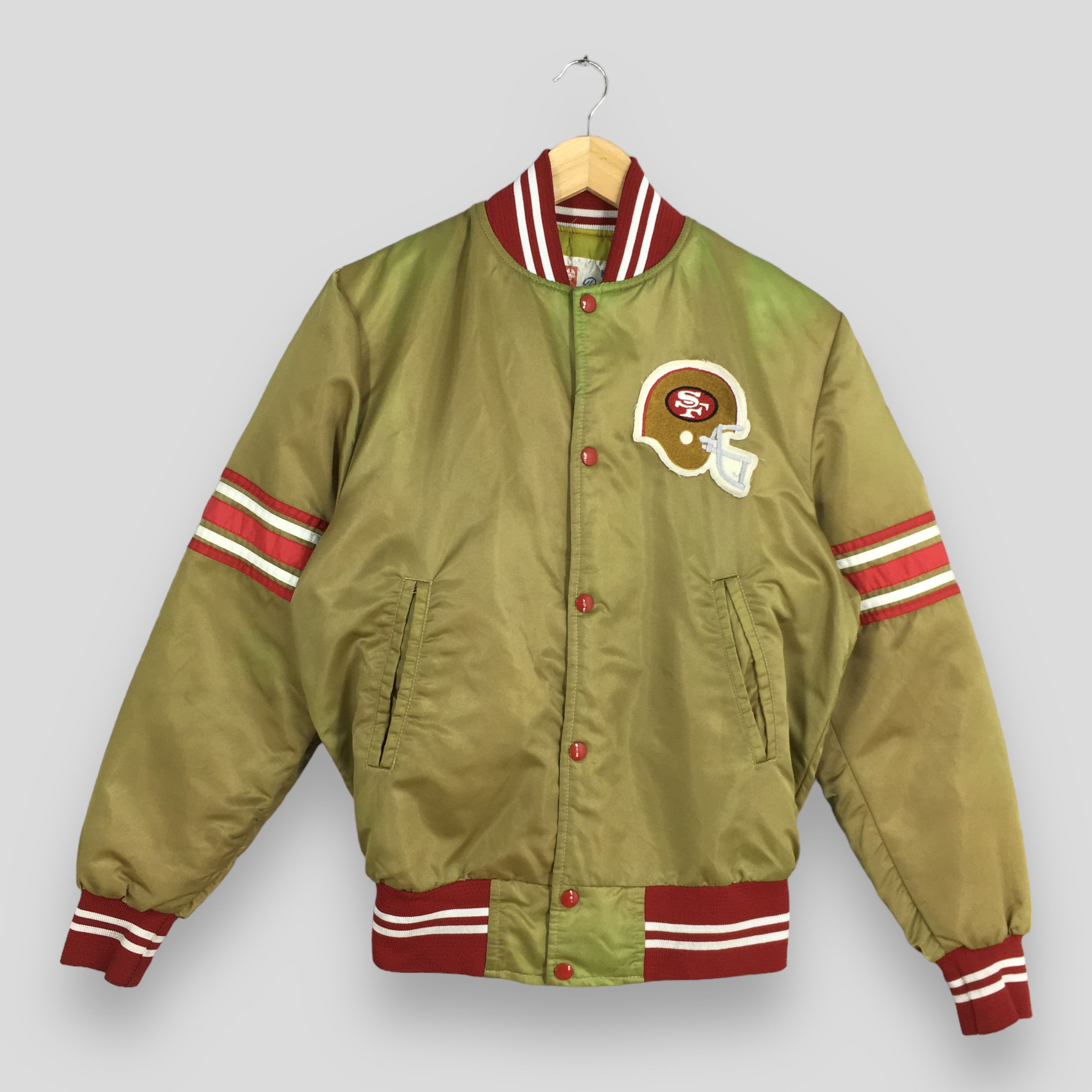 NFL Vintage San Francisco 49ers NFL Gold Satin Jacket Small Size US S / EU 44-46 / 1 - 3 Thumbnail
