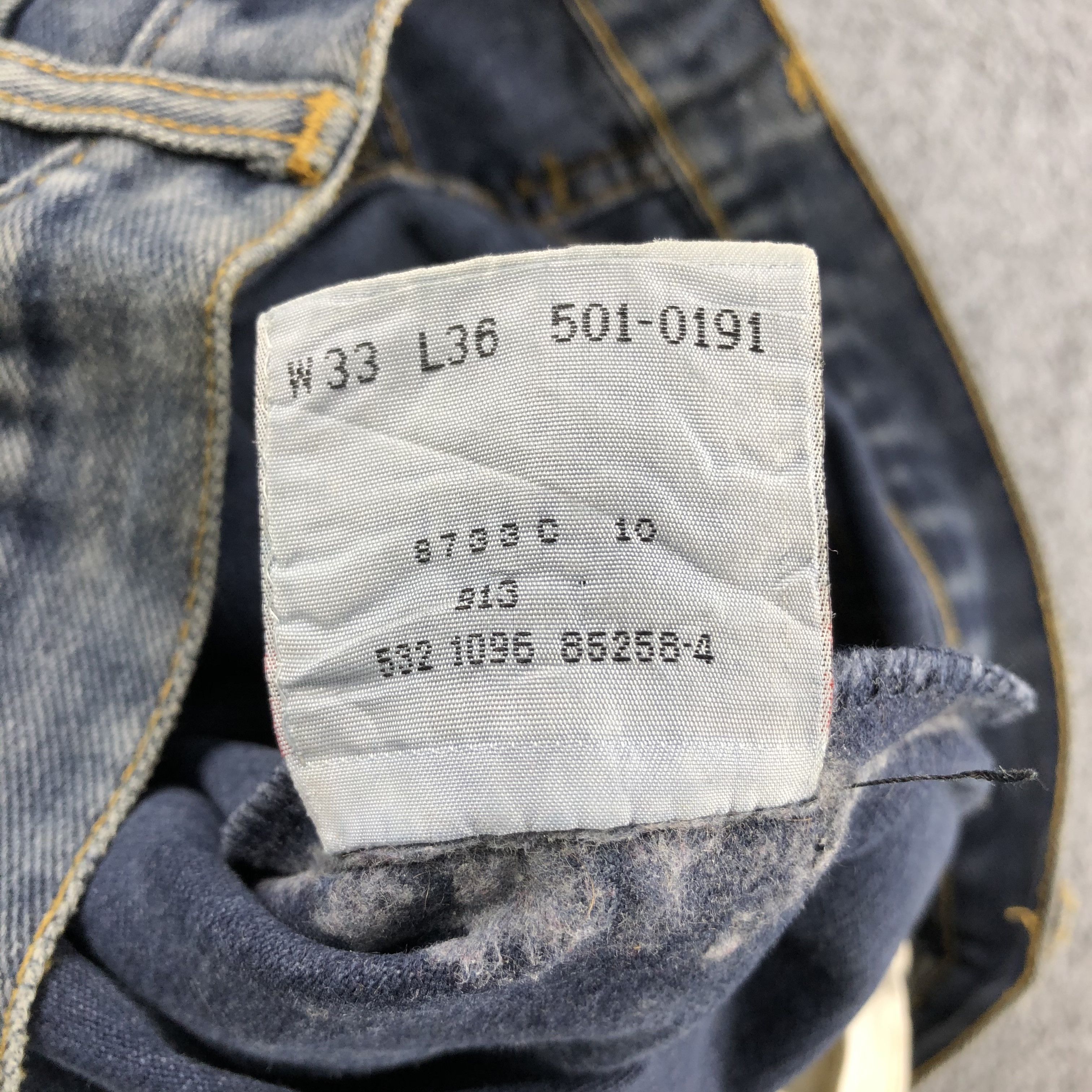 Levi's 90s Vintage Ripped Levis 501 Earth Tone Jeans-J1563 Size US 32 / EU 48 - 14 Thumbnail