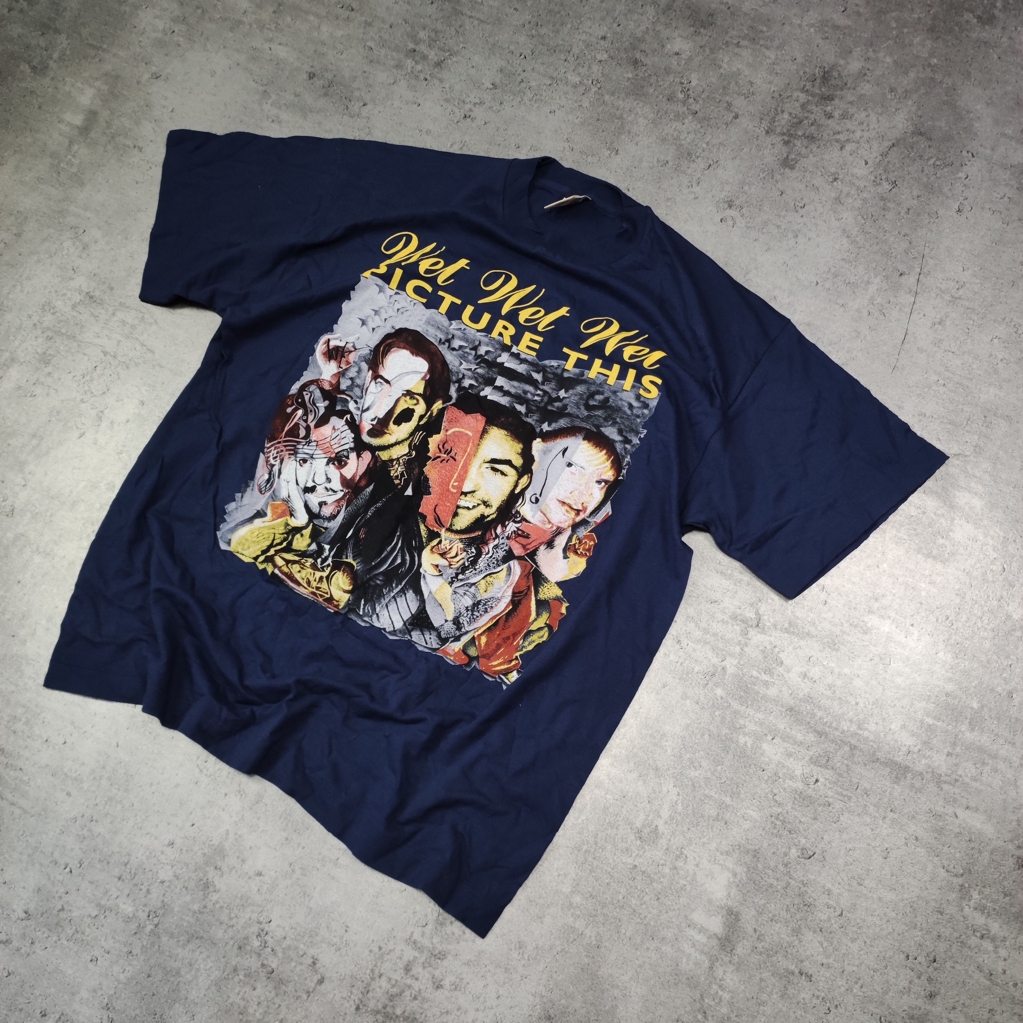 Band Tees × Vintage Vintage OG 1995 Wet Wet Wet Picture This Tour Promo Tee Size US XL / EU 56 / 4 - 3 Thumbnail