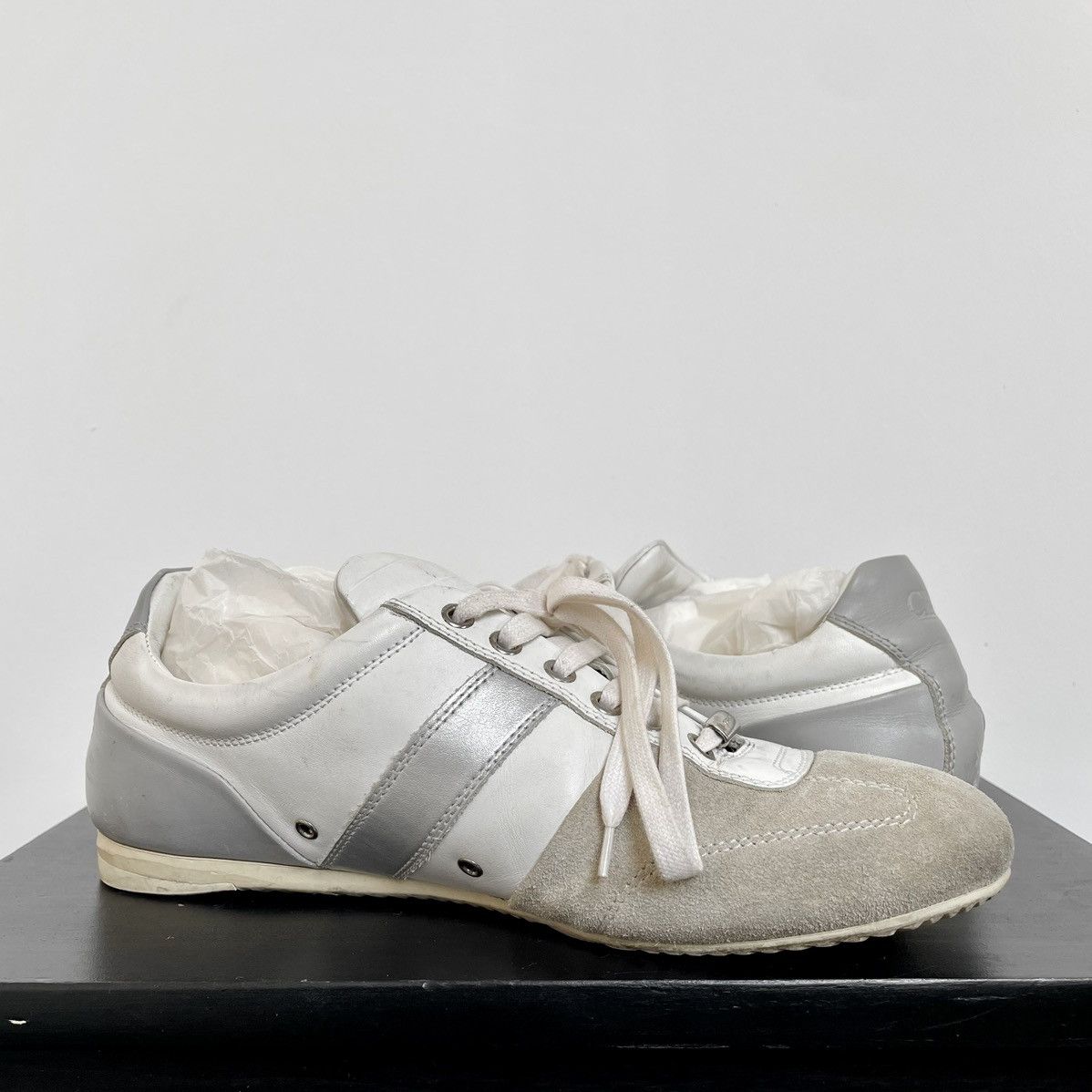 Dior × Hedi Slimane Dior Homme Hedi Slimane Archive Low Top Sneakers In Box Size US 7.5 / EU 40-41 - 3 Thumbnail