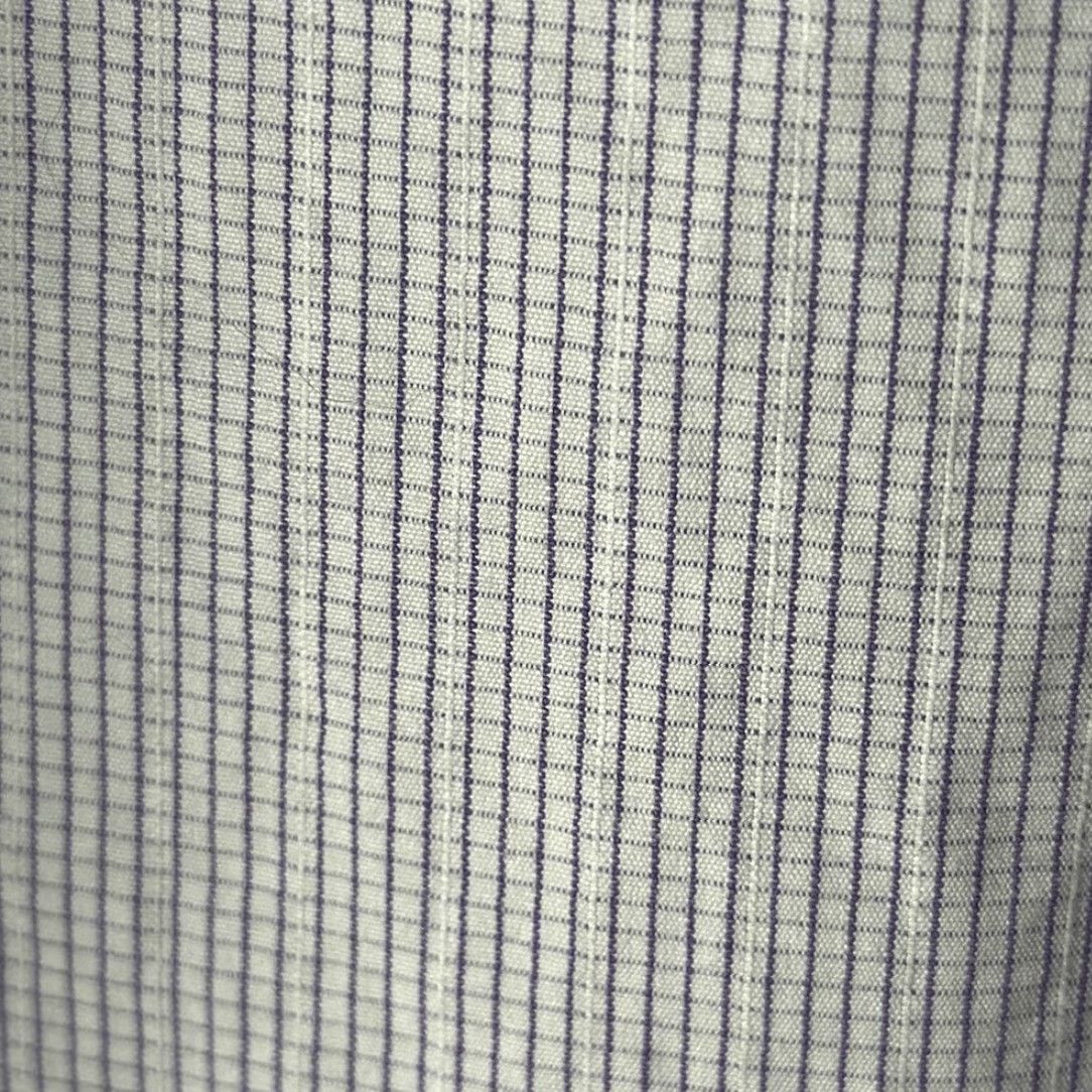 John Varvatos John Varvatos USA Slim Fit Purple Gingham Long Sleeve size 17 1/2 34/35 Button D Size US XXL / EU 58 / 5 - 6 Thumbnail