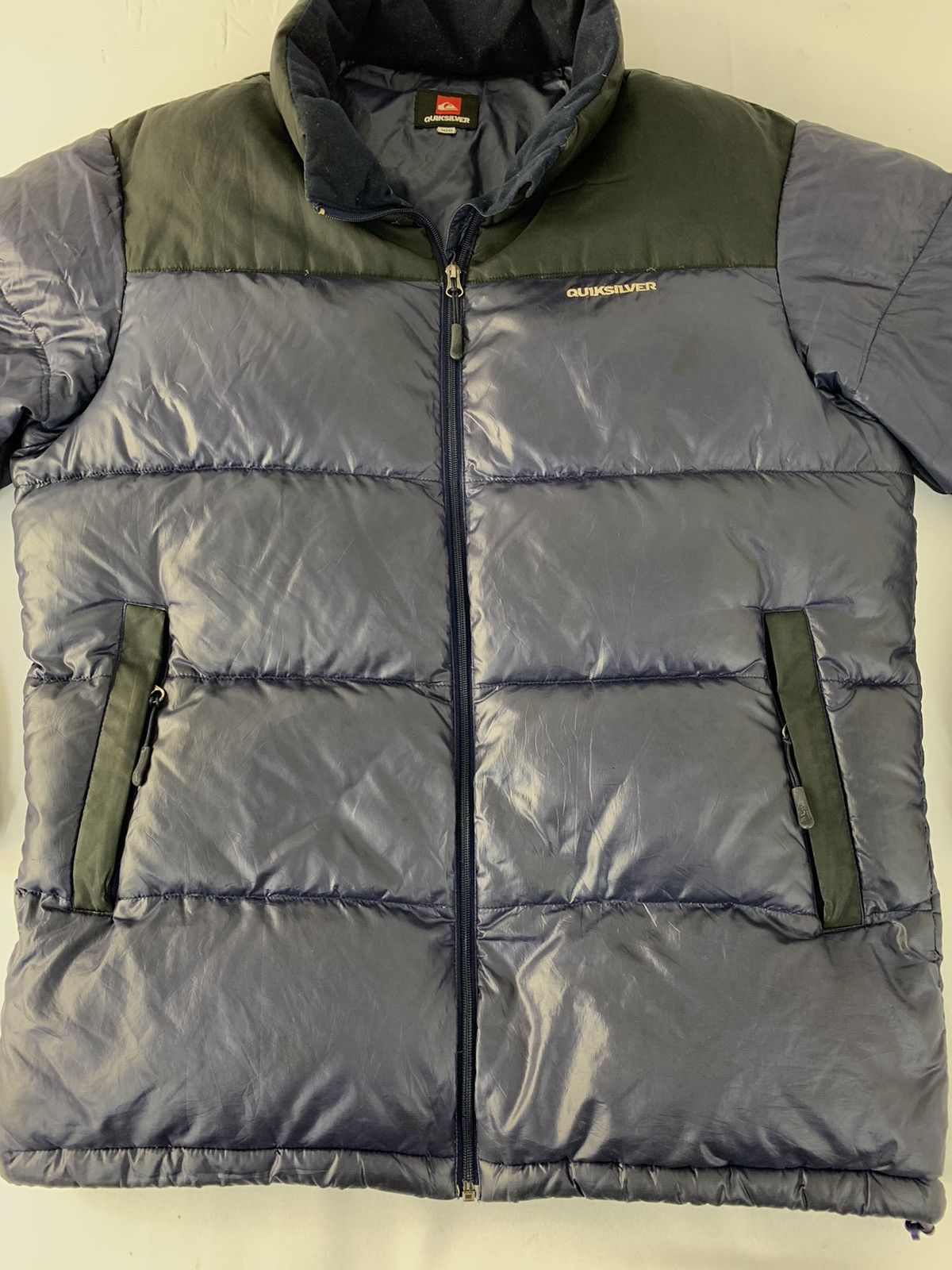 Quiksilver 90s Quicksilver Down Padded Jacket Zip Up Artic Winter Size US M / EU 48-50 / 2 - 2 Thumbnail