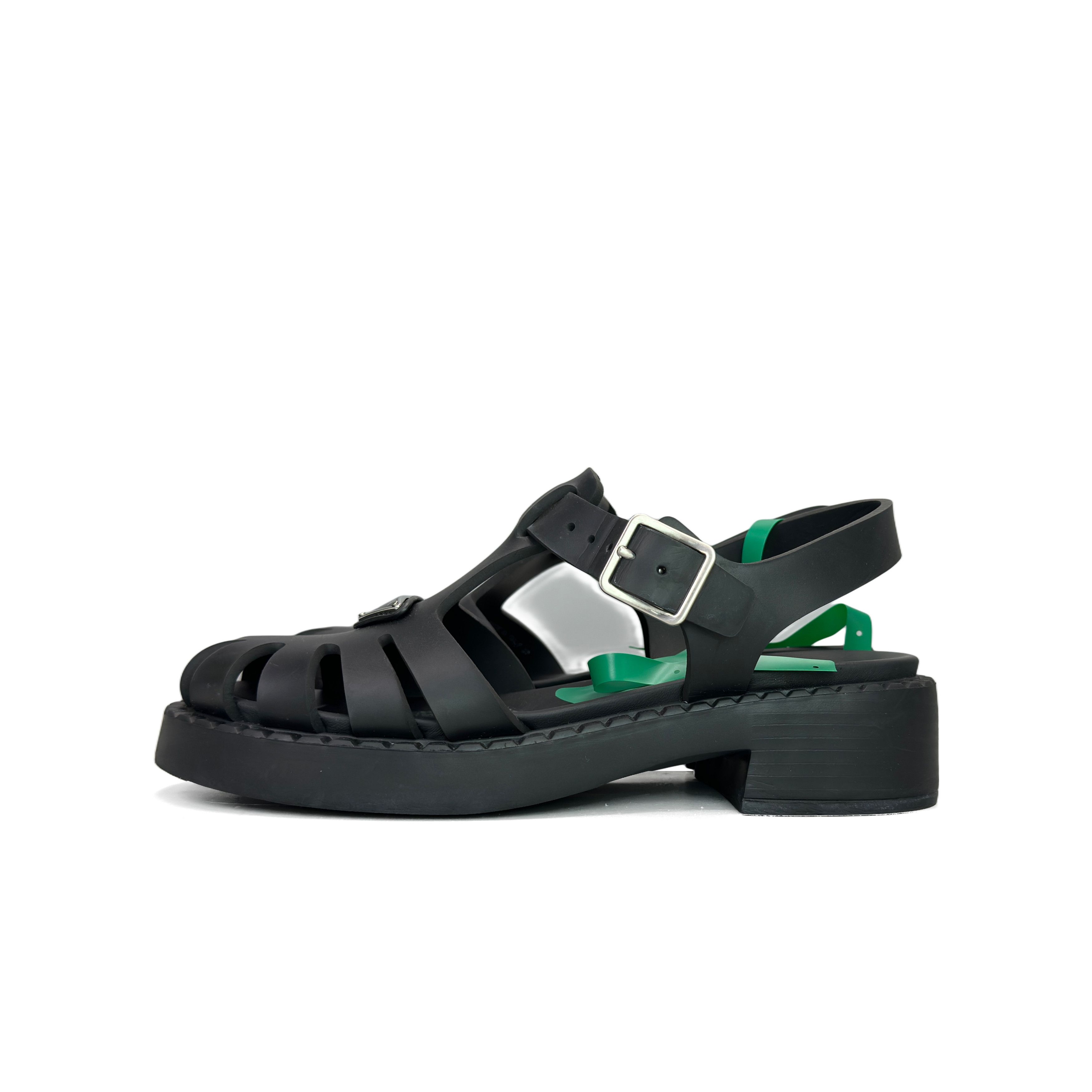 Prada Prada Logo Plaque Fisherman Sandals Size 37 Size US 7 / IT 37 - 1 Thumbnail