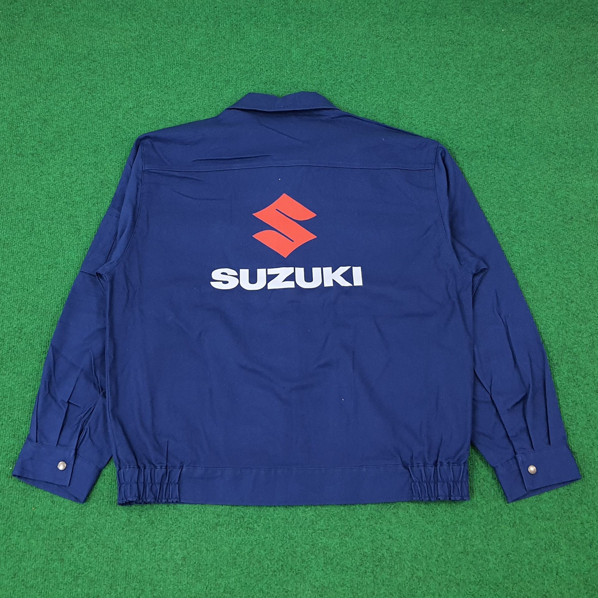Japanese Brand × Vintage Vintage SUZUKI Motorsports Racing Jacket C232N3 Size US L / EU 52-54 / 3 - 1 Thumbnail