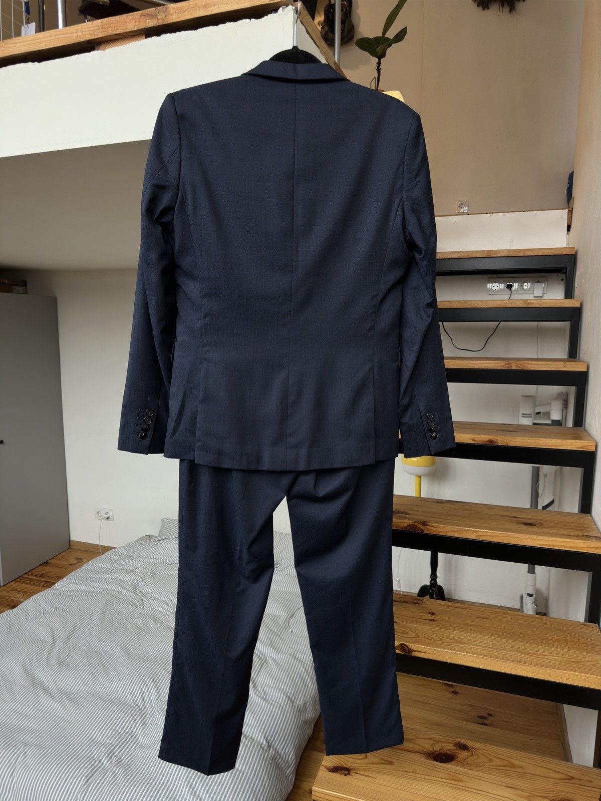 The Kooples The Kooples Navy Classic Tailoring Suite Wool 46 Size 46R - 7 Thumbnail