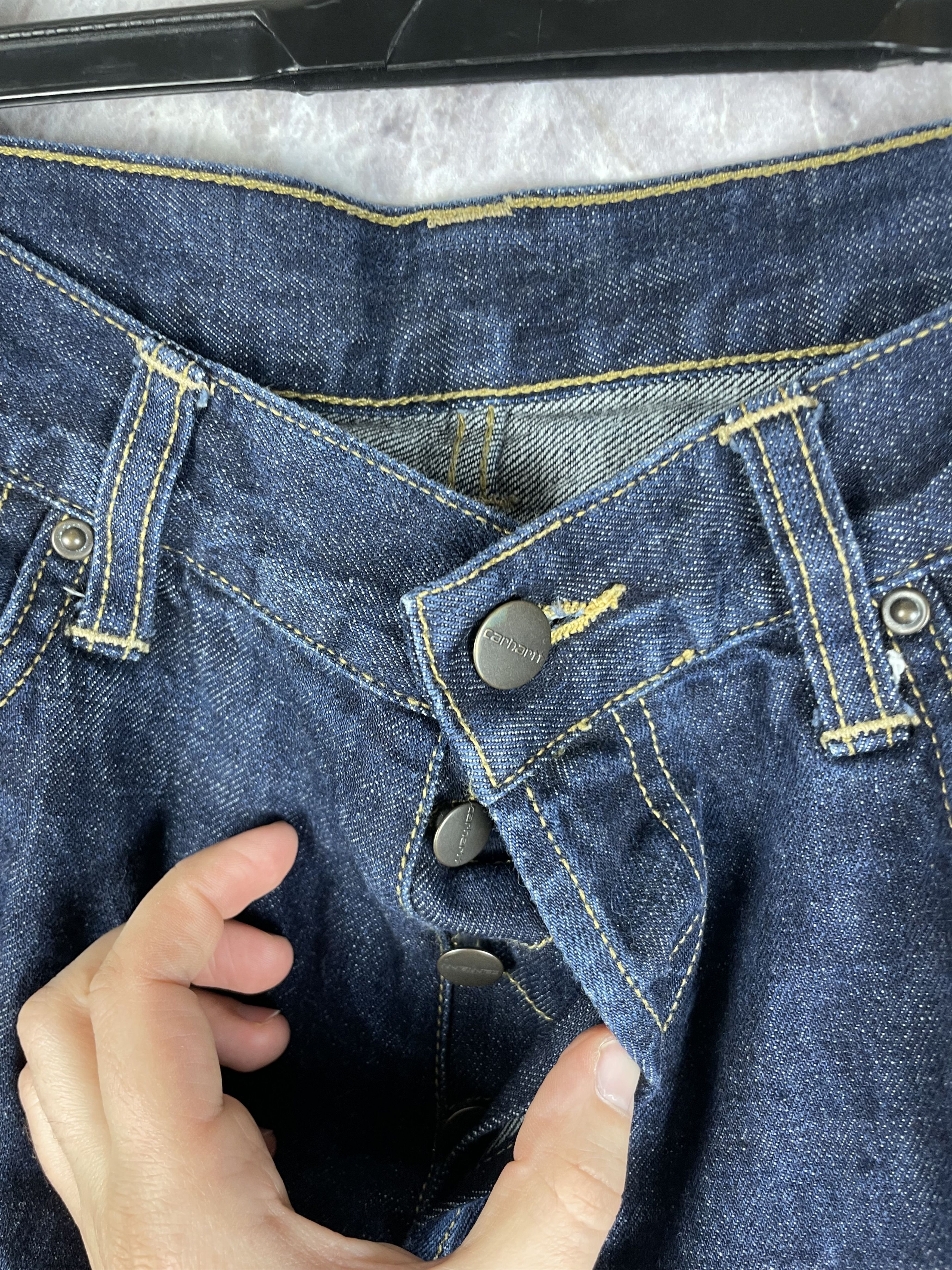 Carhartt Wip Carhartt WIP Сolondike Vintage Mens Jeans Denim Pants Size US 32 / EU 48 - 5 Thumbnail