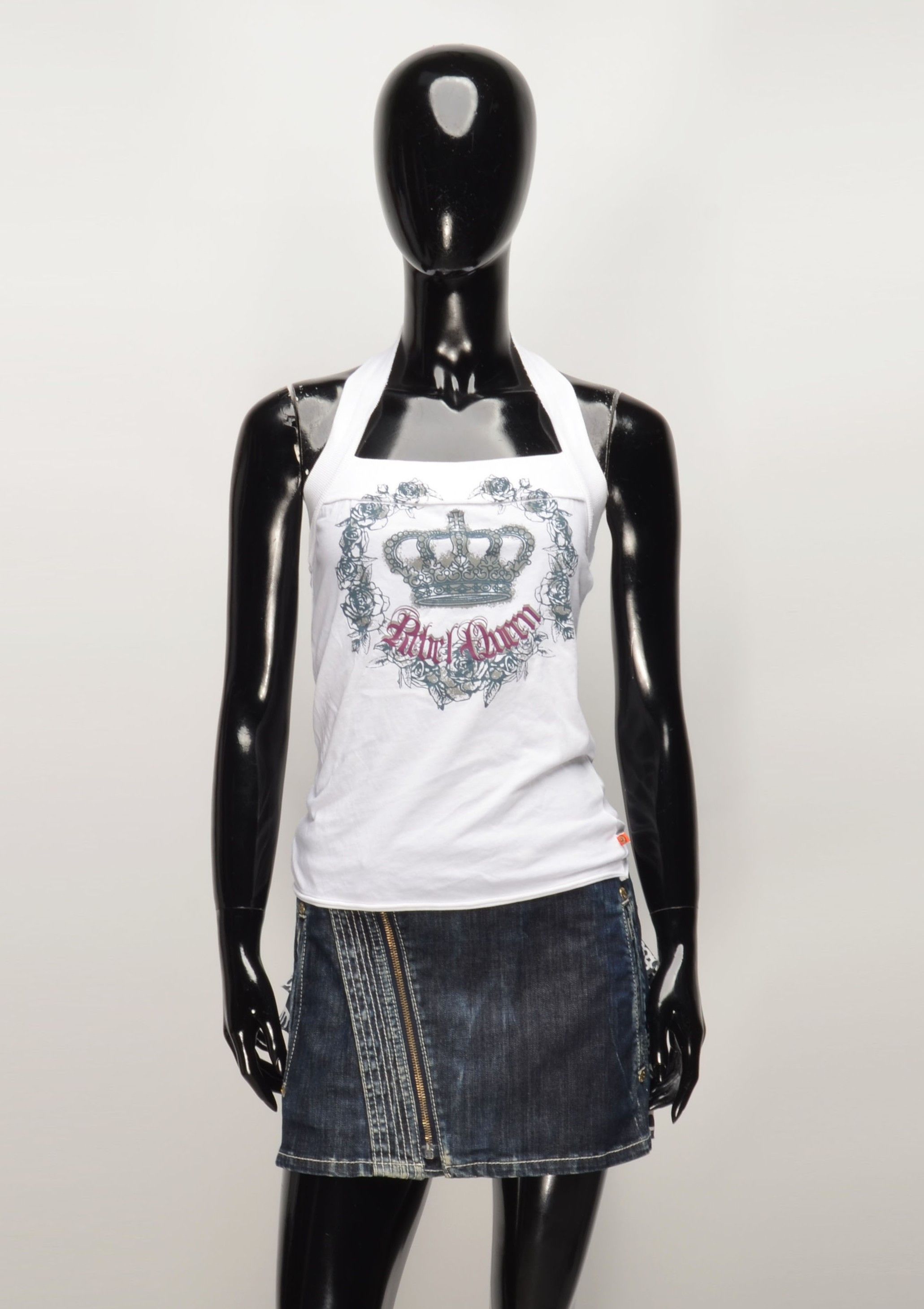 Hugo Boss Vintage Hugo Boss Y2K Rebel Queen Coquette Halter Top Size S / US 4 / IT 40 - 1 Thumbnail