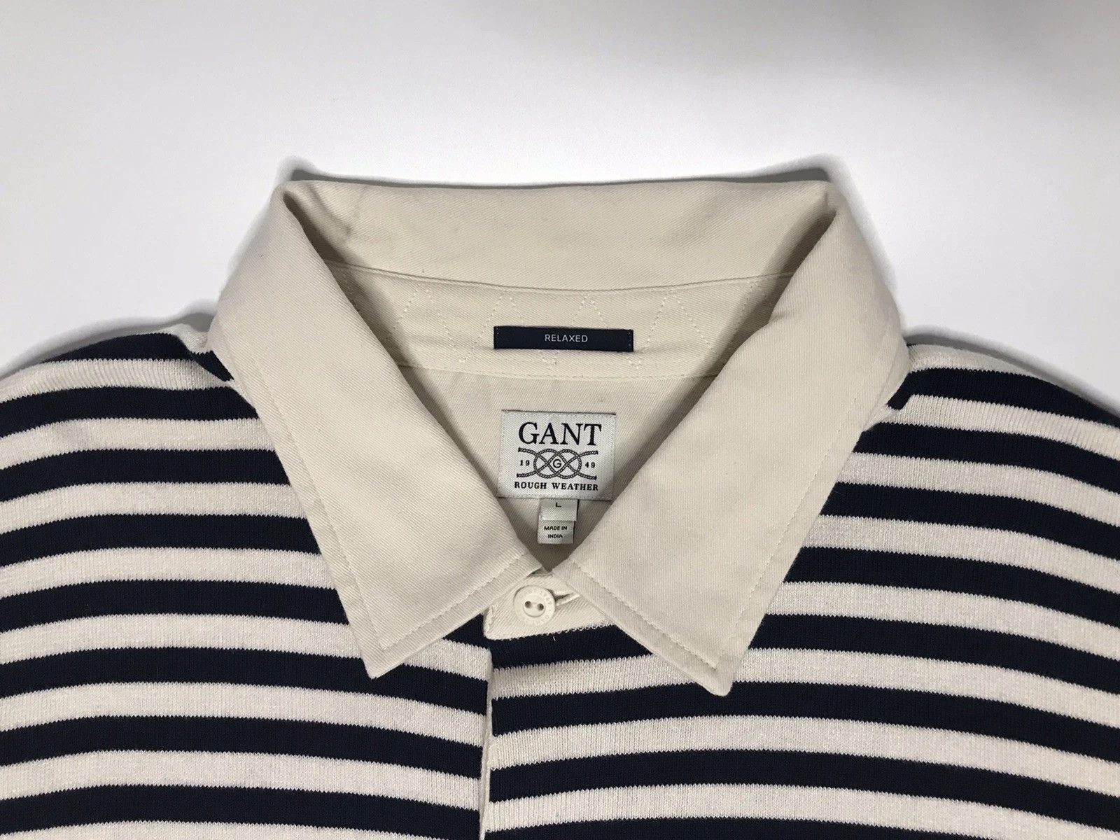 Gant Gant Rough Weather Men’s Longsleeve Rugby Polo Multi Stripe Size US L / EU 52-54 / 3 - 5 Thumbnail