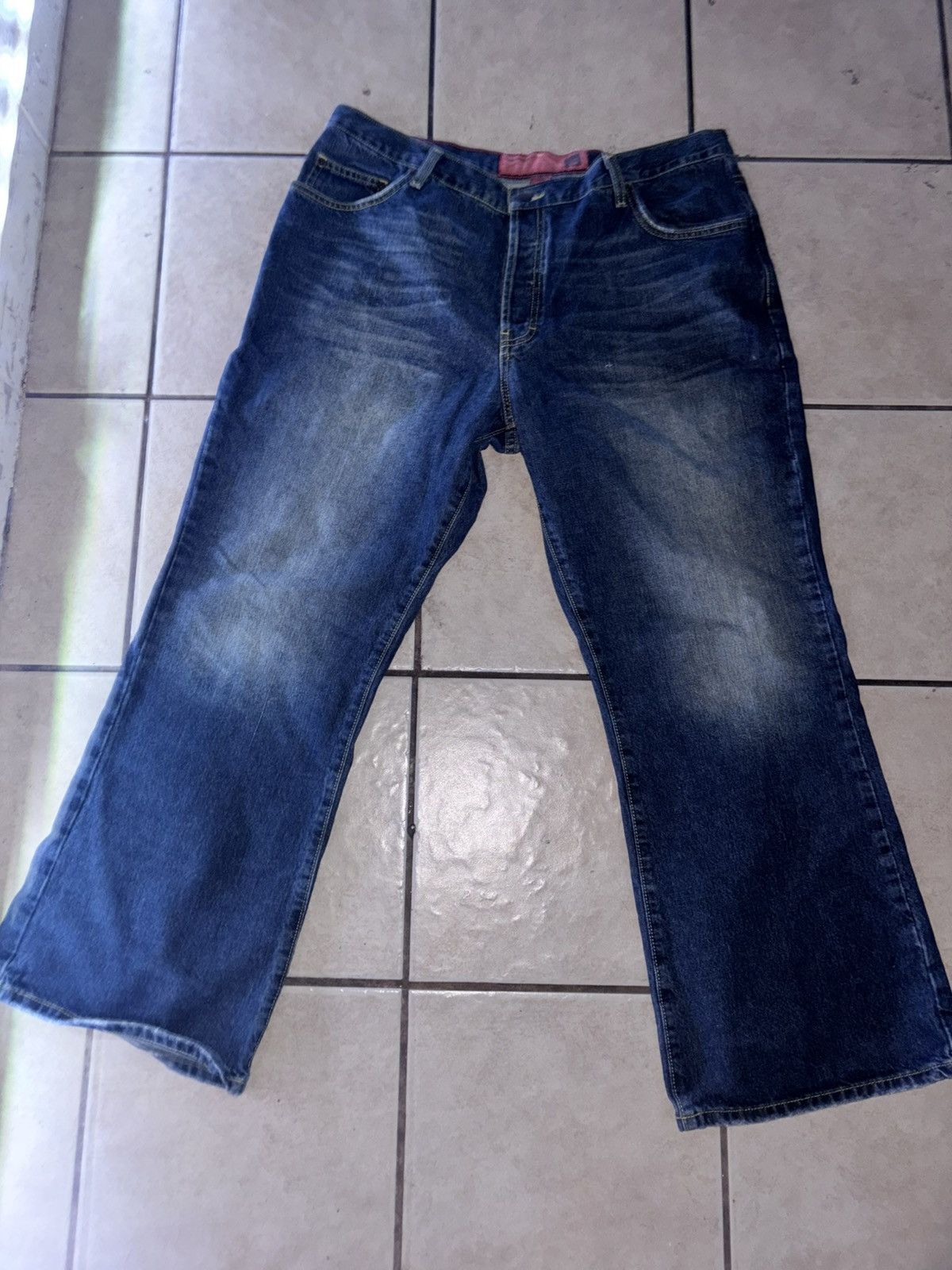 Other Dark wash, high-waisted, wide leg jeans Size US 40 / EU 56 - 1 Thumbnail