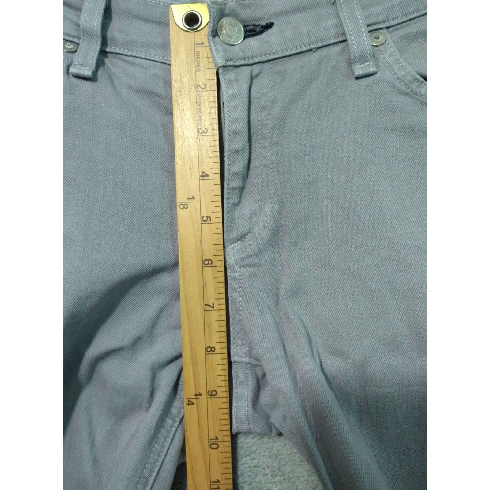Rag & Bone rag & bone Jeans Womens 28 Gray Denim Straight Leg Stretch Low Rise USA Size 28" / US 6 / IT 42 - 4 Thumbnail