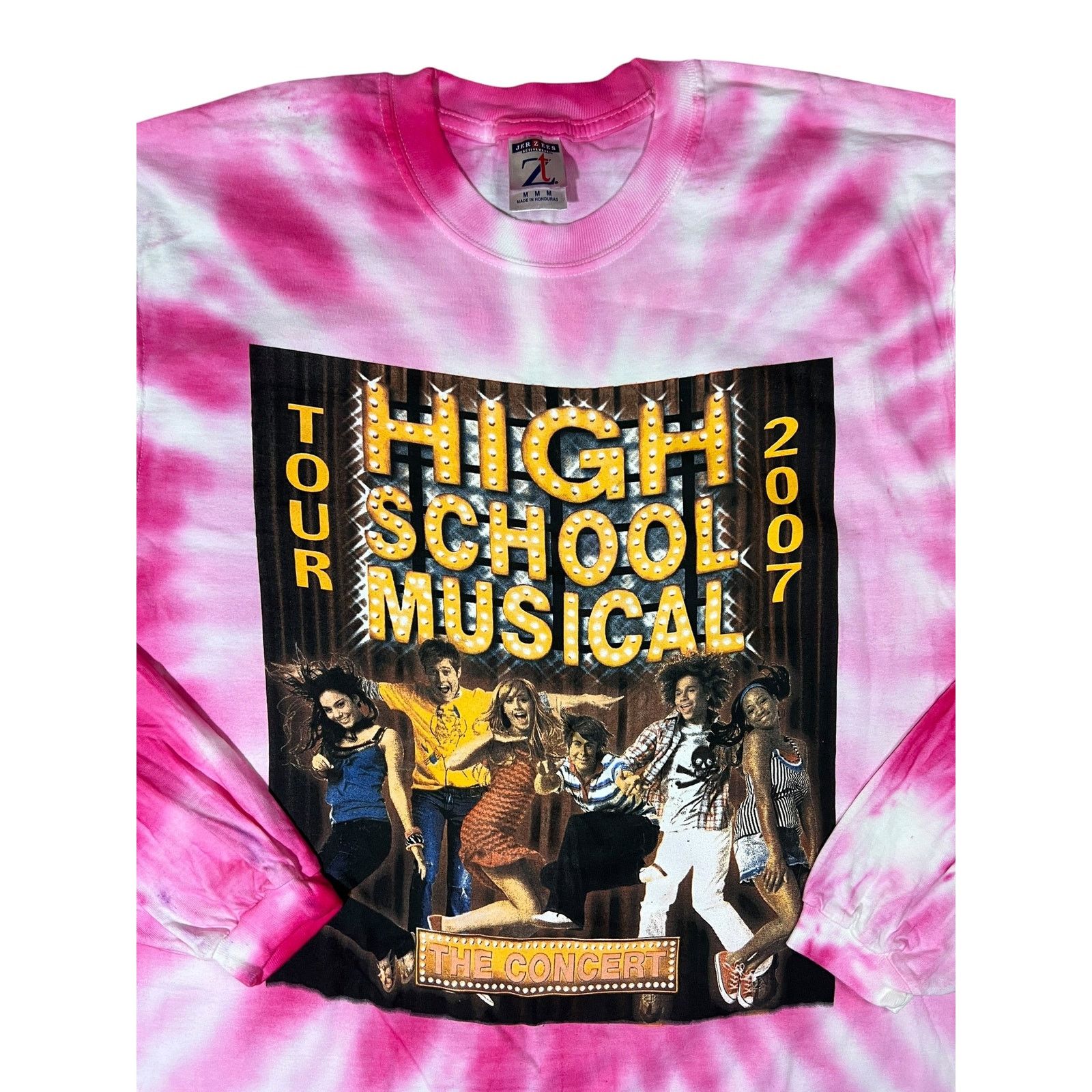 Band Tees × Jerzees × Vintage Vintage High School Musical Concert tie dye longsleeve shirt Size US M / EU 48-50 / 2 - 2 Thumbnail