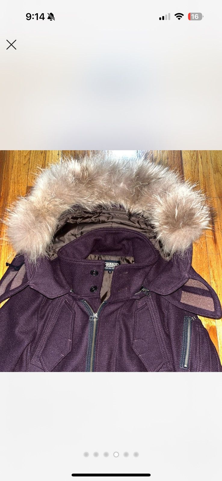 Japanese Brand × Tornado Mart Tornado Mart Fur Hooded Coat Size US S / EU 44-46 / 1 - 4 Thumbnail
