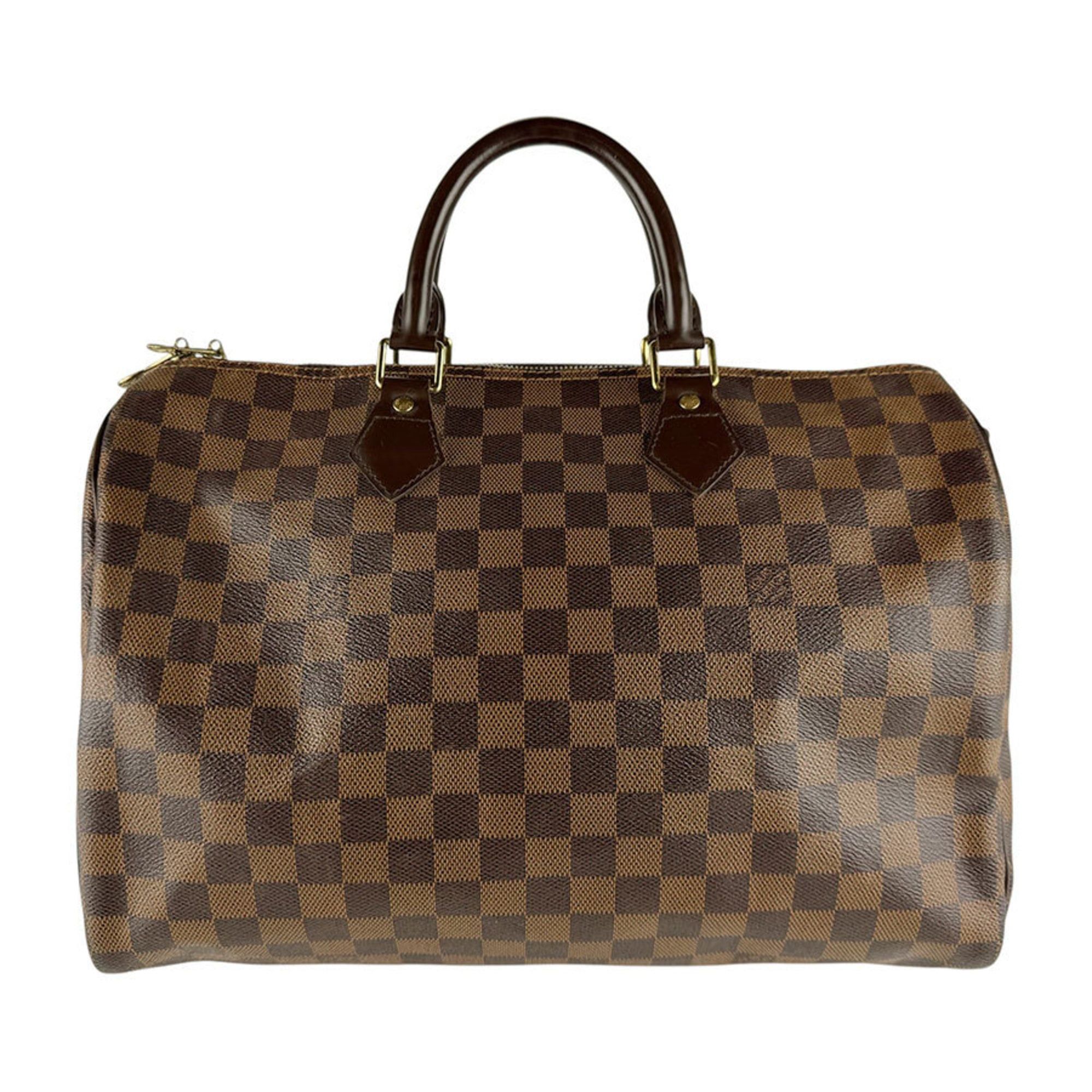 Louis Vuitton Louis Vuitton Damier Speedy Bandouliere 35 Handbag in Ebene Canvas, Unisex, N41366 z8662 Size ONE SIZE - 1 Thumbnail