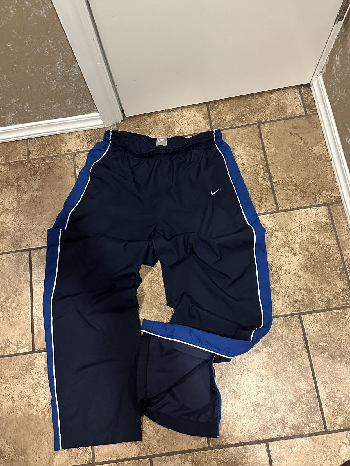 Nike × Vintage Blue nike pants Size US 43 - 2 Thumbnail