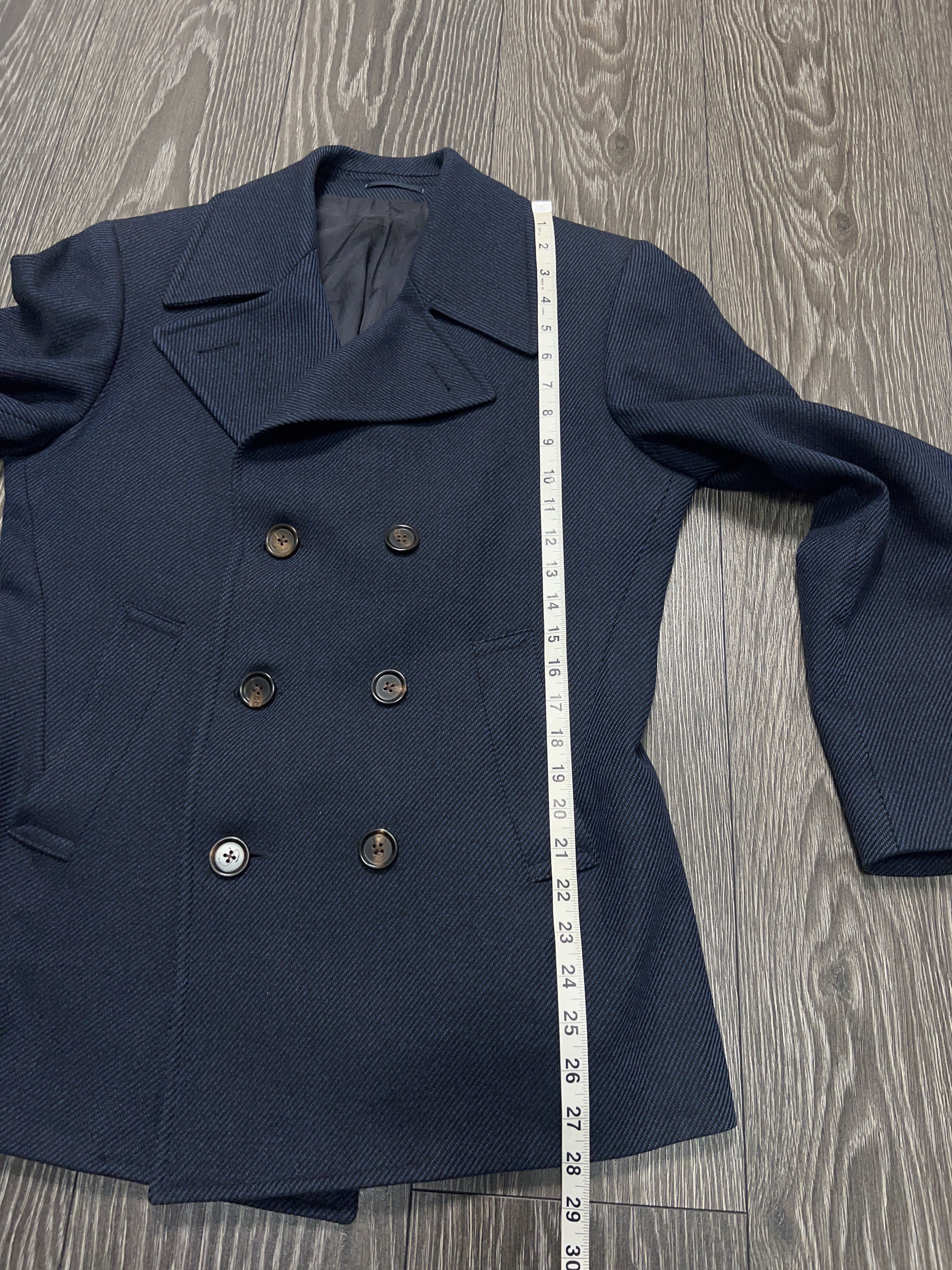 SCABAL Die Manufaktur Double Breasted Coat Jacket Wool Size 46/48R Size US S / EU 44-46 / 1 - 8 Thumbnail