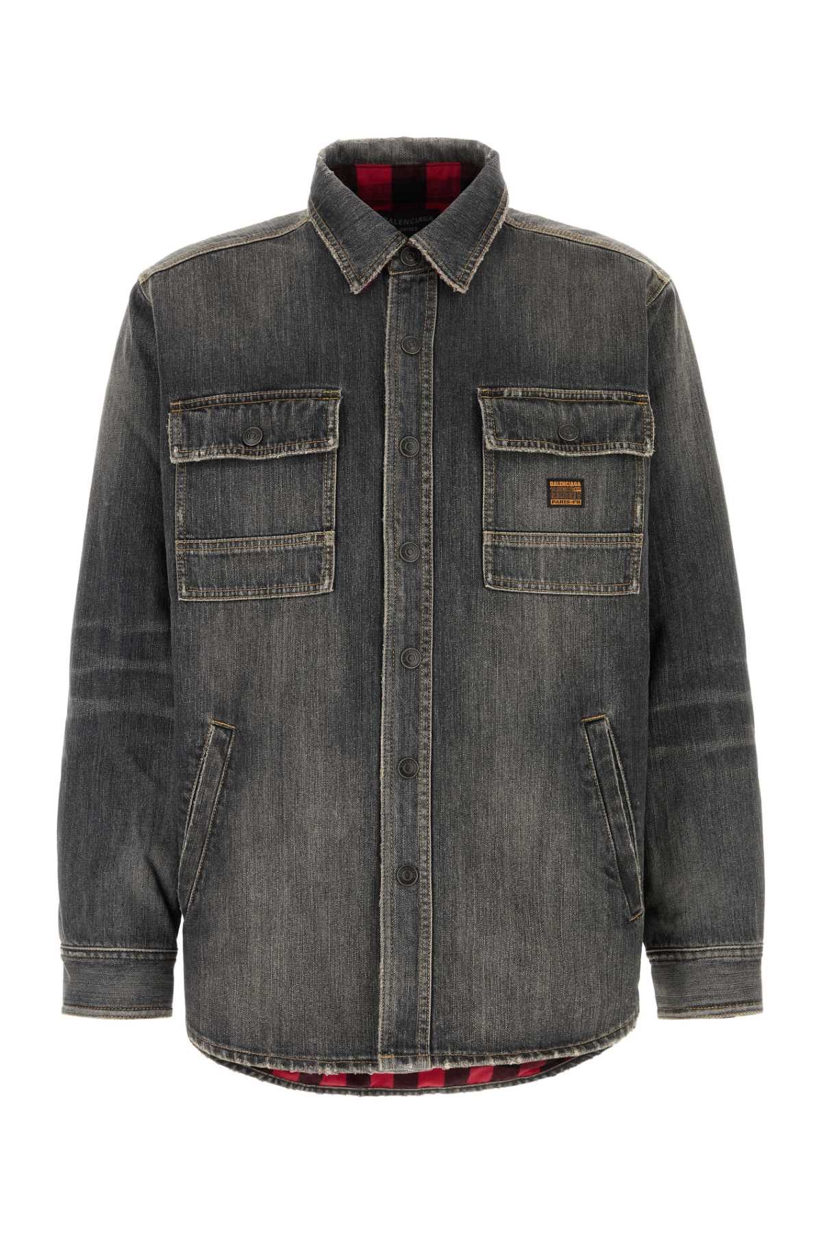 Balenciaga Demin Jacket Size US M / EU 48-50 / 2 - 1 Thumbnail