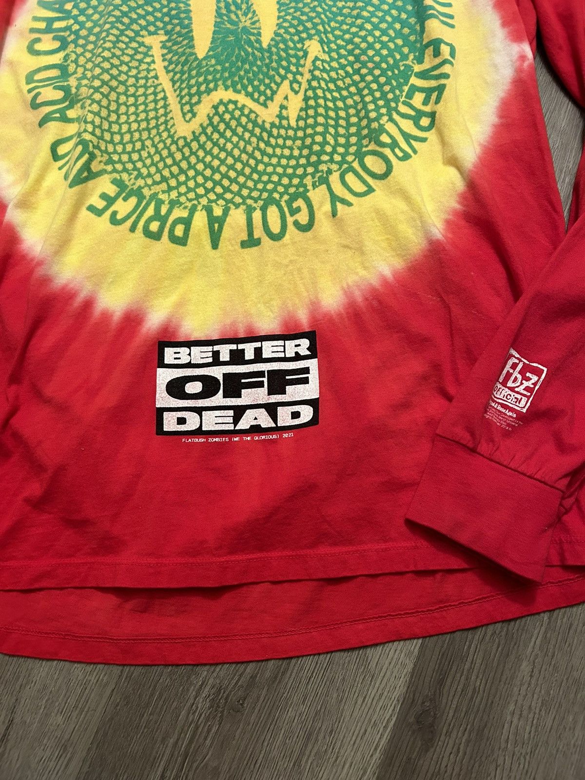 Flatbush Zombies Flatbush Zombies ACID Long Sleeve Size US XL / EU 56 / 4 - 3 Thumbnail