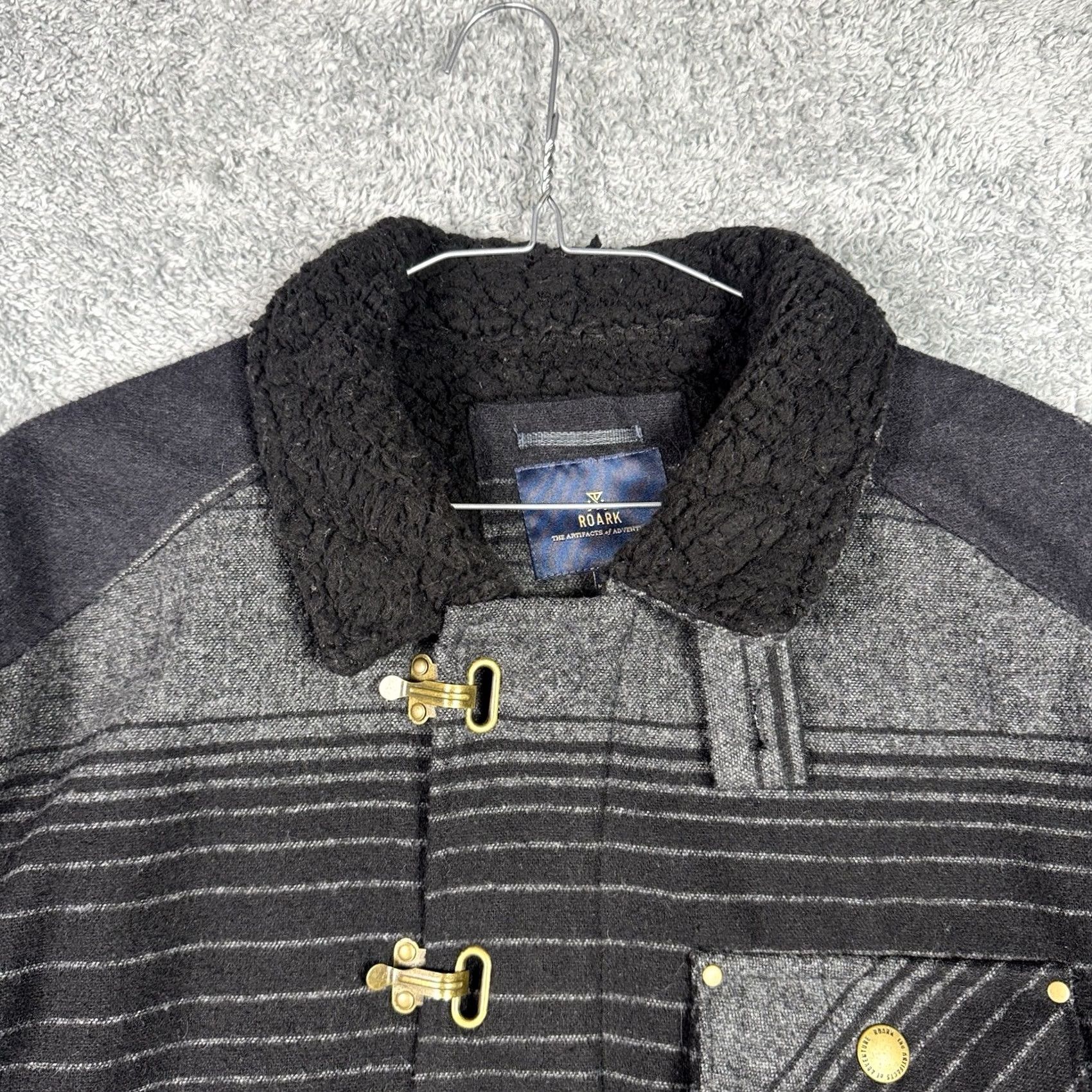 Roark VINTAGE Roark Axeman Jacket Men M Sherpa Wool Lined Utility Field Chore Outdoor Coat Size US M / EU 48-50 / 2 - 3 Thumbnail