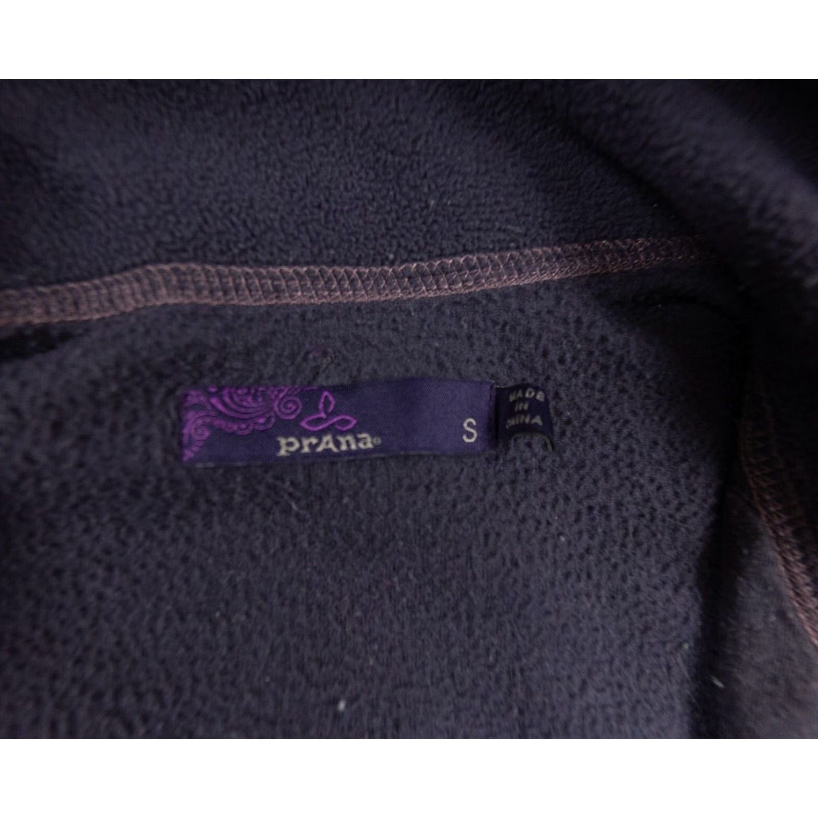 Prana Prana Womens Small Purple Lightweight Fleece Jacket Full Zip Shirt Outerwear Outdoor Summer Spring Fall Winter Size S / US 4 / IT 40 - 6 Thumbnail