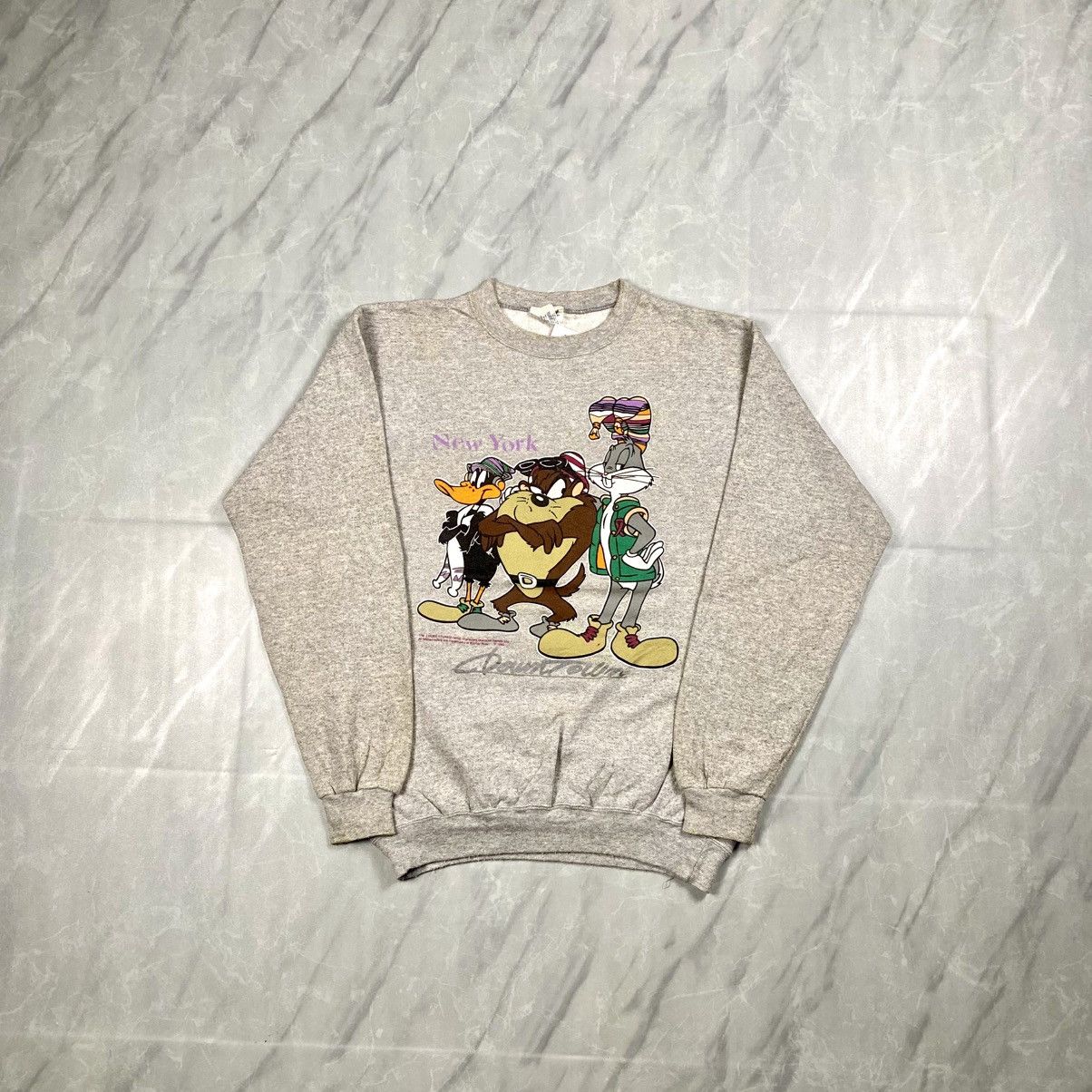 Warner Bros Vintage 1993 Looney Tunes Space Jam Crewneck Size US M / EU 48-50 / 2 - 1 Thumbnail