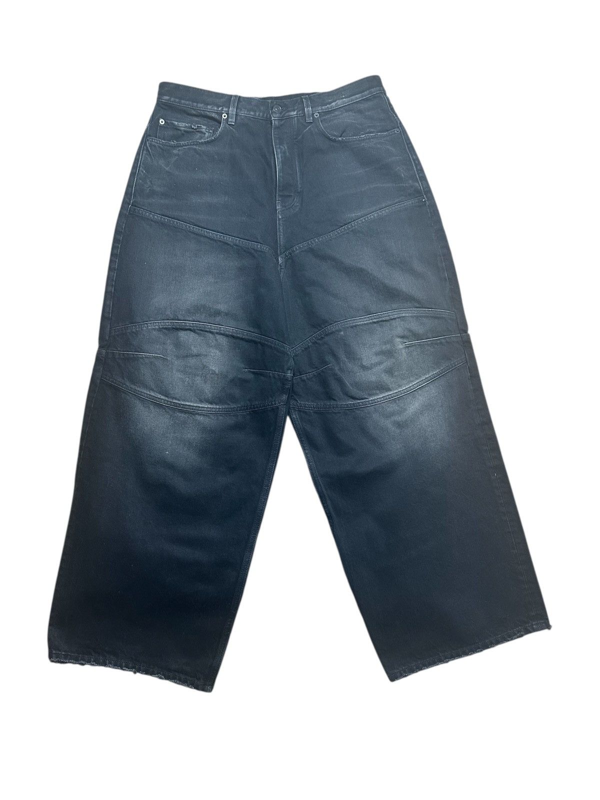 デニム・ジーパン BALENCIAGA SS25 Denim baggy jeans (824300TSW71 4011) Balenciaga Dark Blue Cotton Denim Jeans | italist