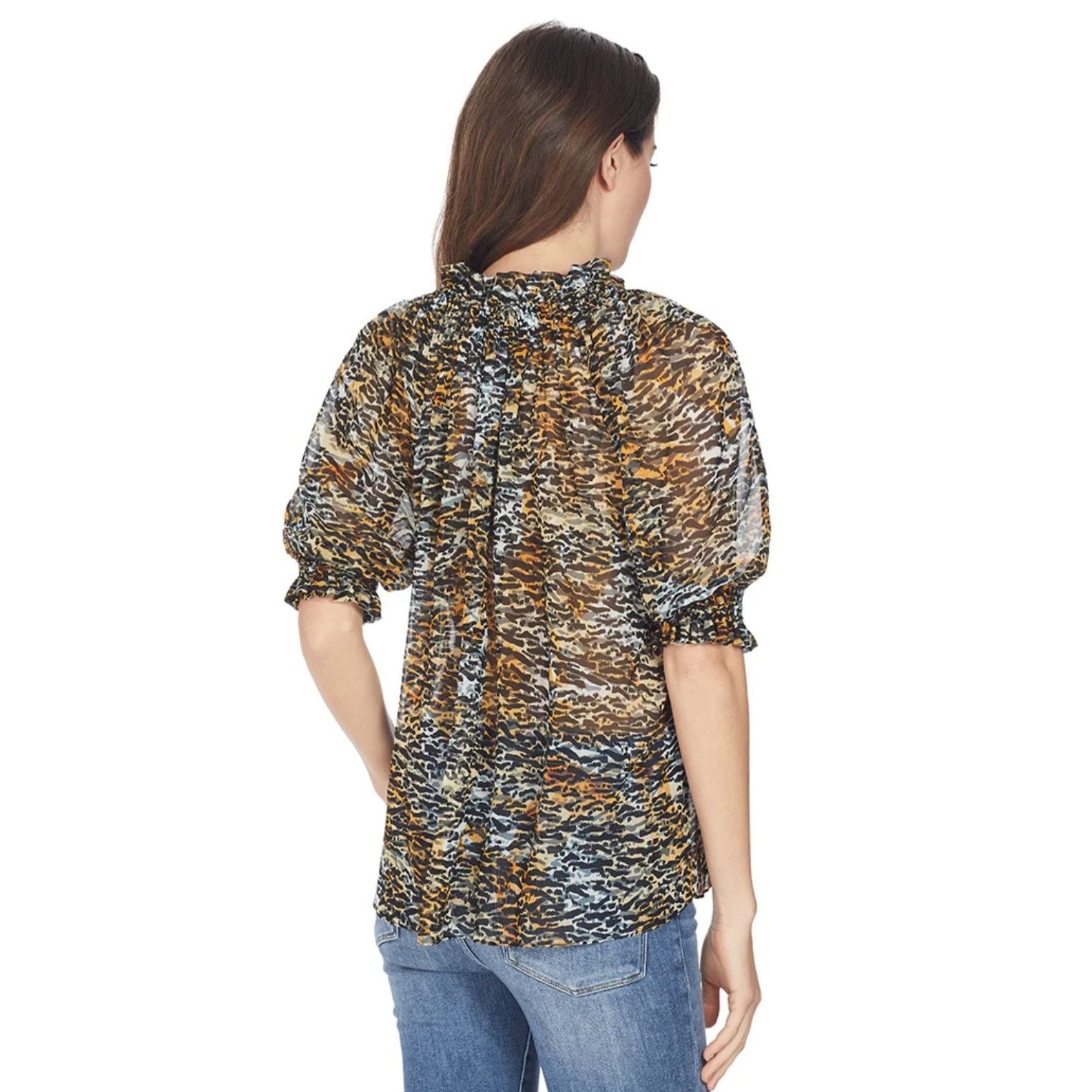 Other Saloni Skye Top | Sheer silk top US size 2 Size XS / US 0-2 / IT 36-38 - 3 Thumbnail