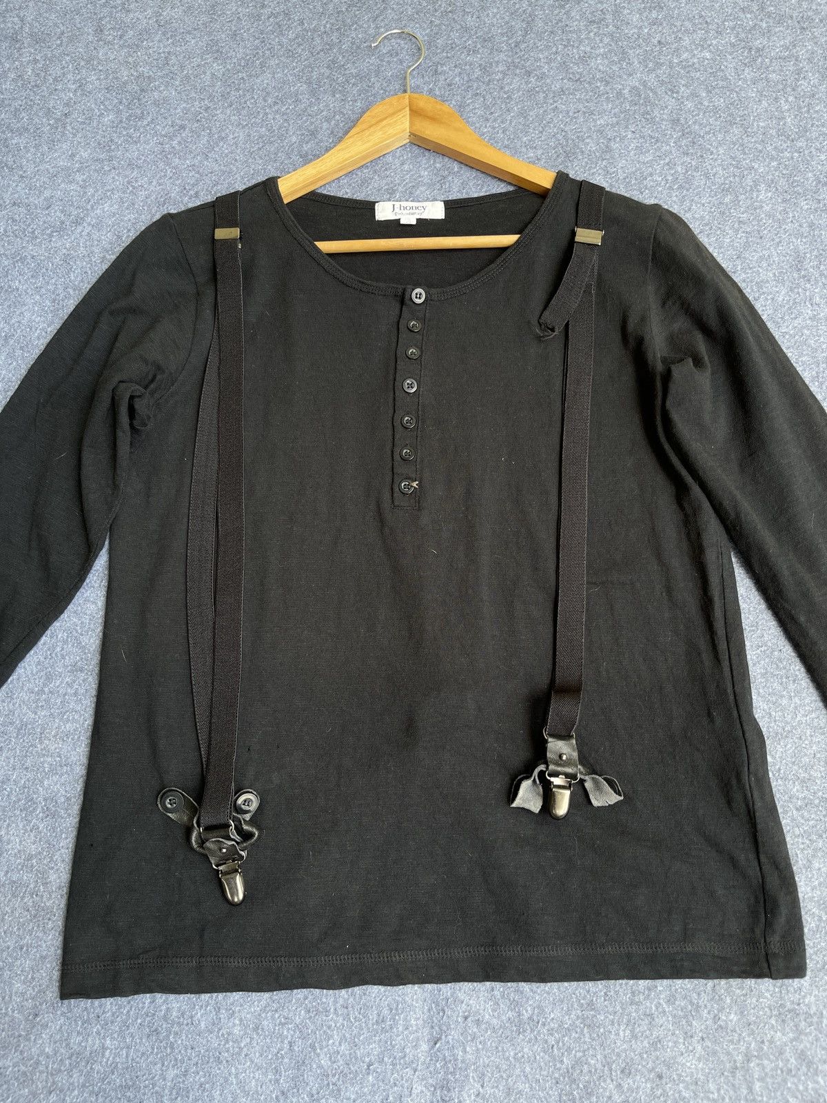 Japanese Brand Rare🔥Vtg J Honey Fashion Factory L Sleve T shirt Size US S / EU 44-46 / 1 - 13 Thumbnail