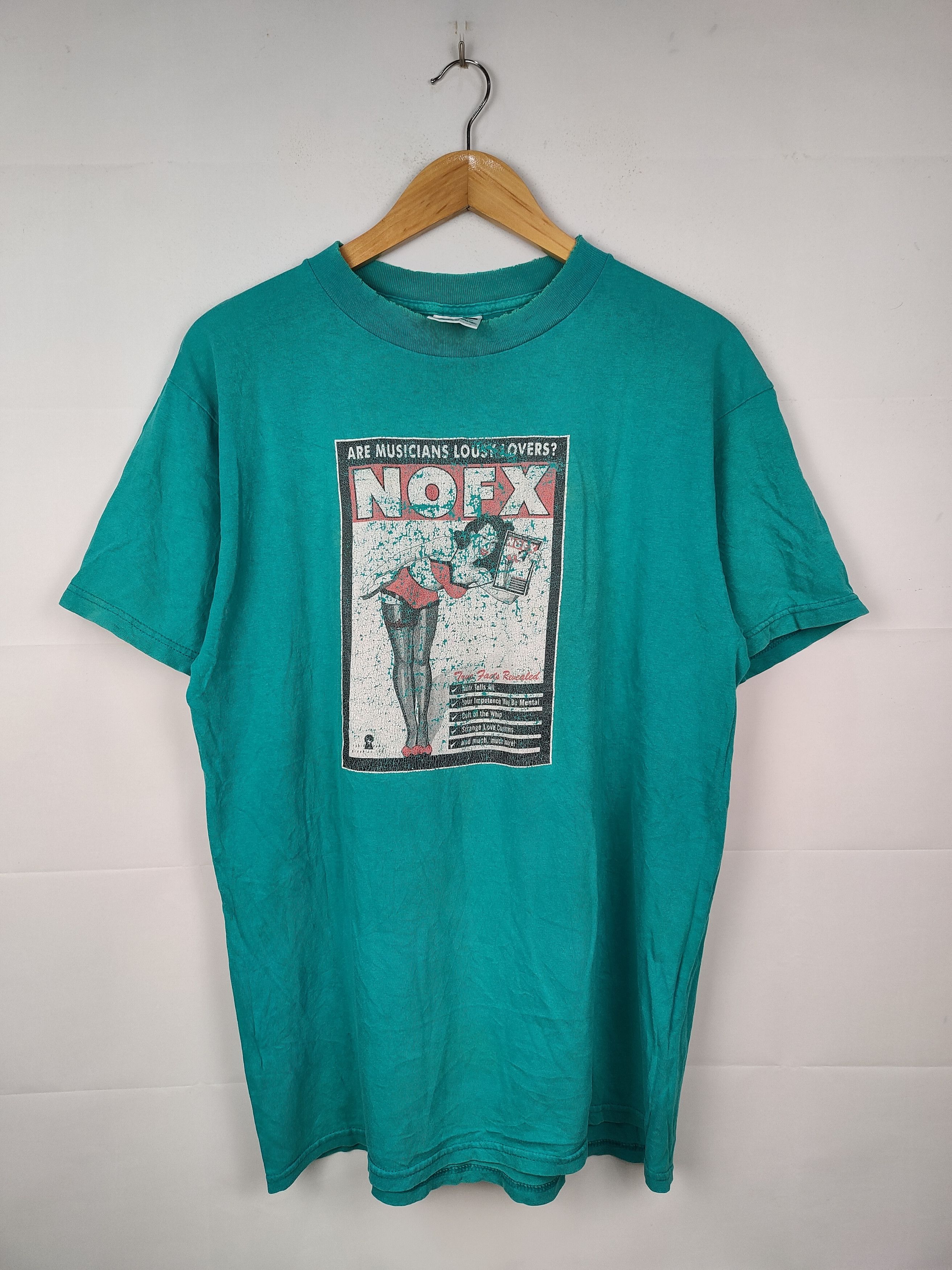 Band Tees Vintage 90s Nofx Band Shirt Size US L / EU 52-54 / 3 - 1 Thumbnail