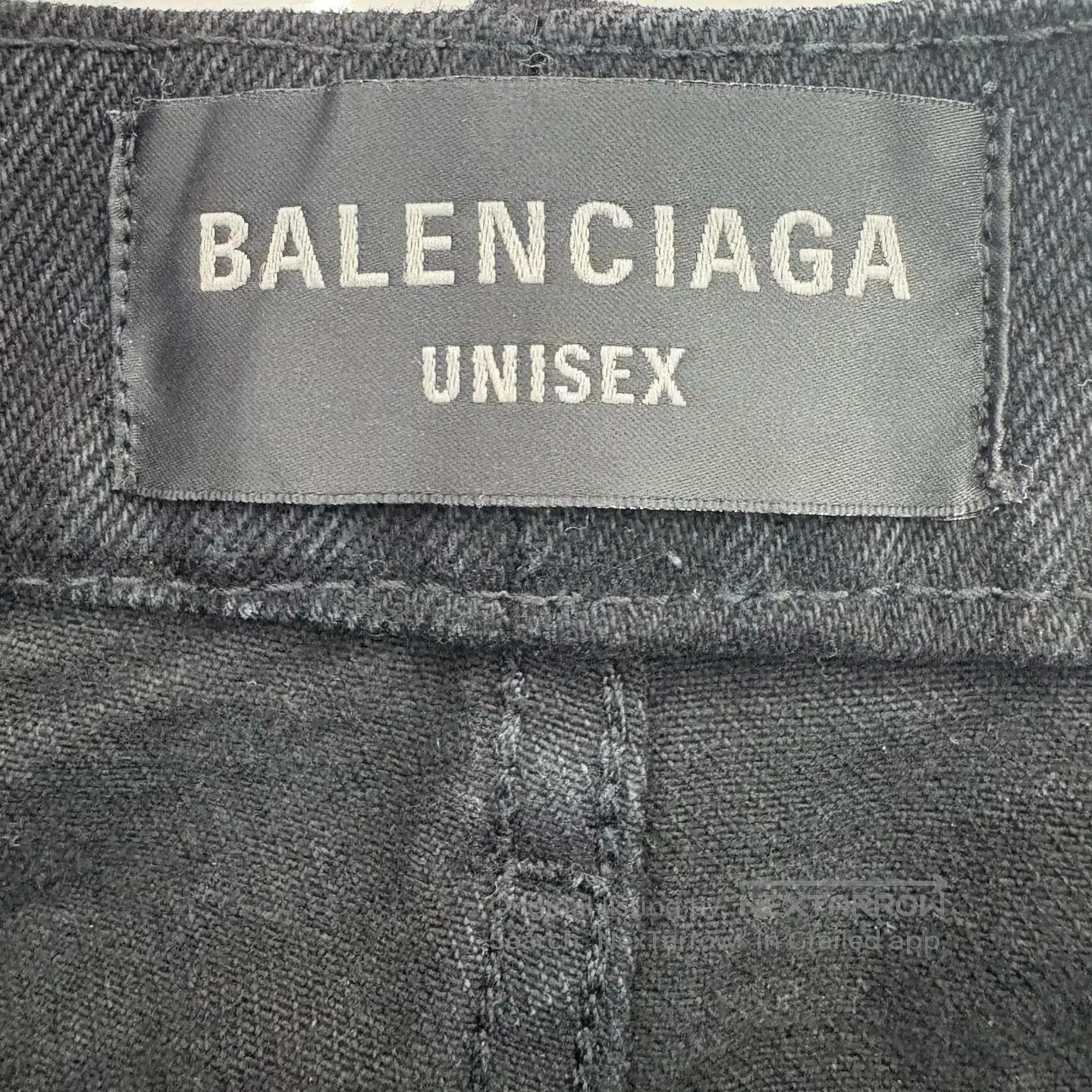 Balenciaga Balenciaga sizeM Black leather jacket clashes with washed j Size 28" / US 6 / IT 42 - 3 Thumbnail
