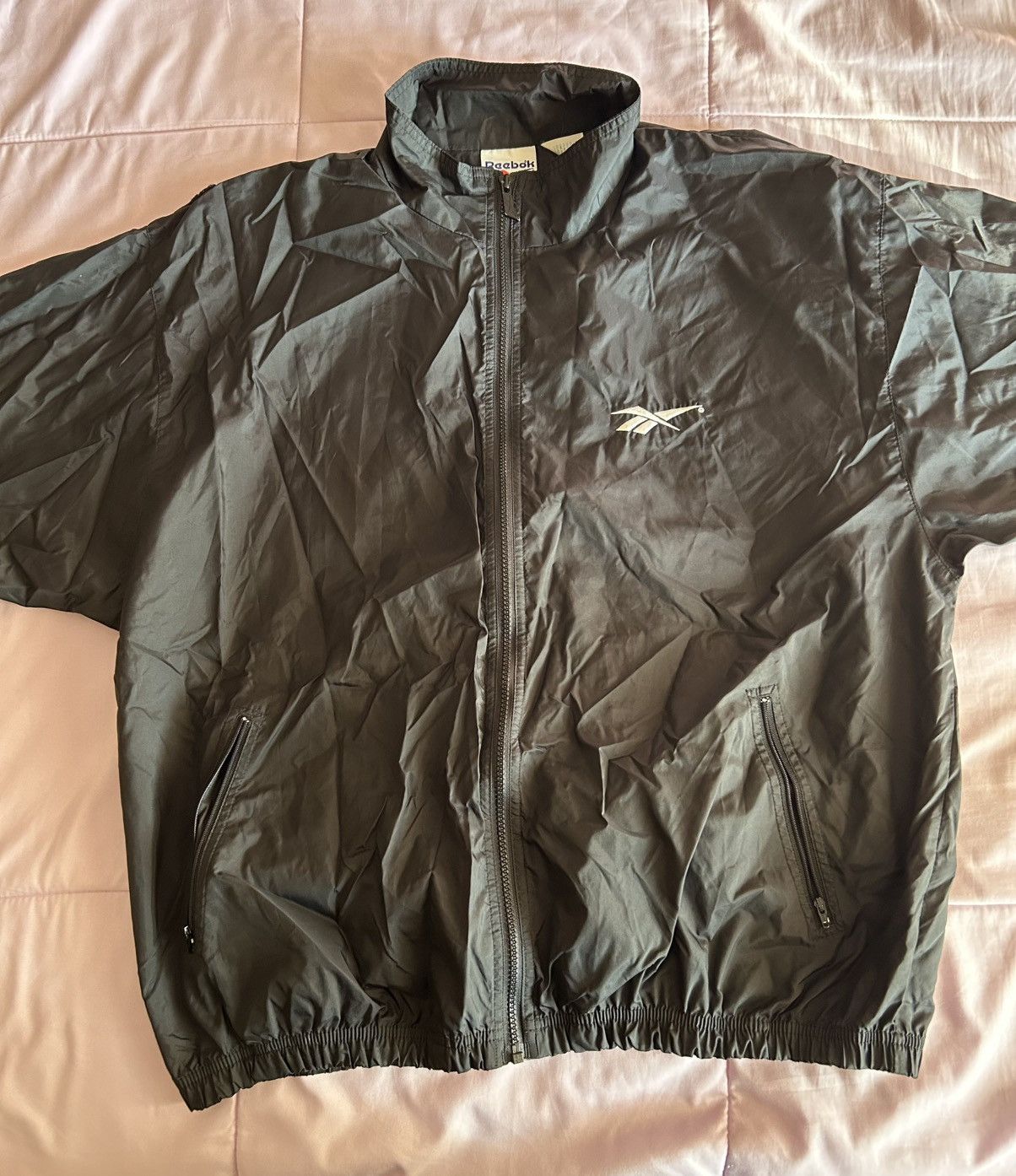 Reebok Vintage 80s 90s Reebok Track Jacket Nylon Size Large Size US L / EU 52-54 / 3 - 3 Thumbnail