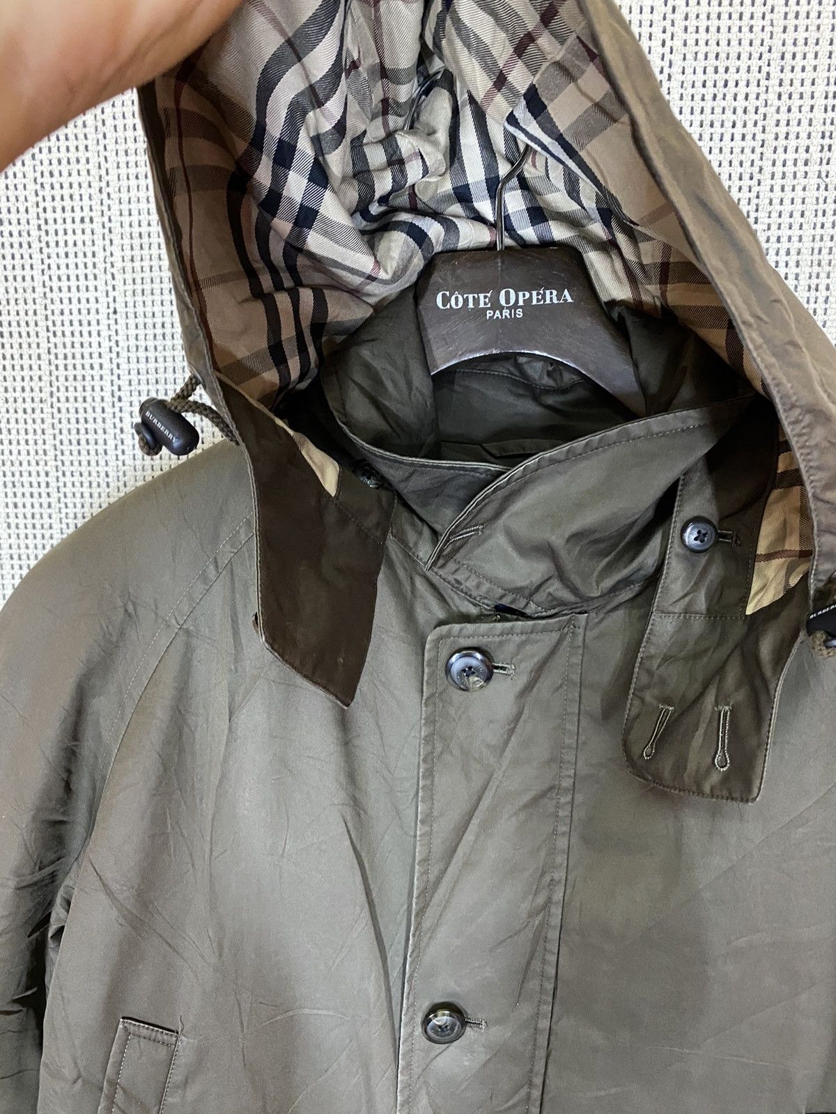 Burberry × Burberry Prorsum × Vintage ‼️VINTAGE BURBERRY LONDON PARKA HOOD INSIDE NOVA CHECK‼️ Size US L / EU 52-54 / 3 - 5 Thumbnail