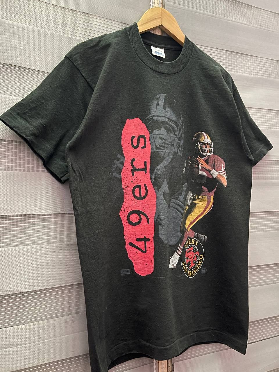 NFL Vintage 90s Joe Montana San Francisco 49ers NFL Tees Size US M / EU 48-50 / 2 - 2 Thumbnail