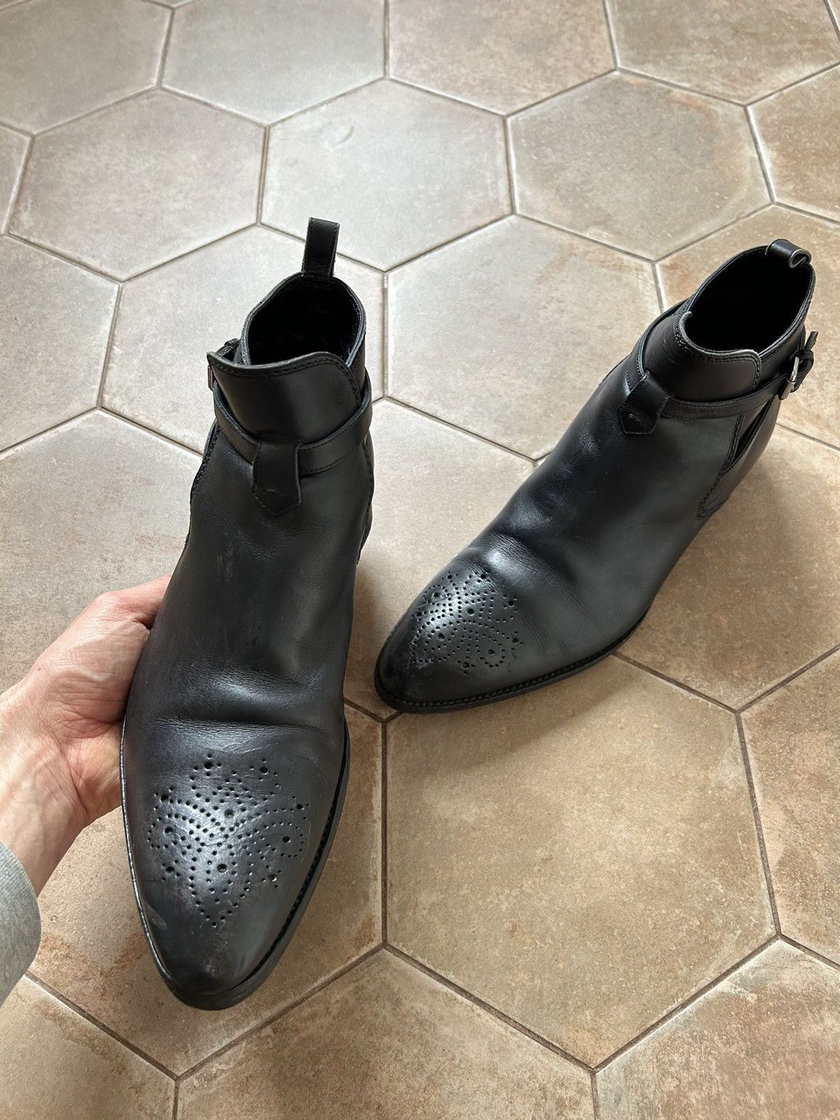 Louis Vuitton Louis Vuitton Leather Chelsea Boots Size US 9.5 / EU 42-43 - 3 Thumbnail
