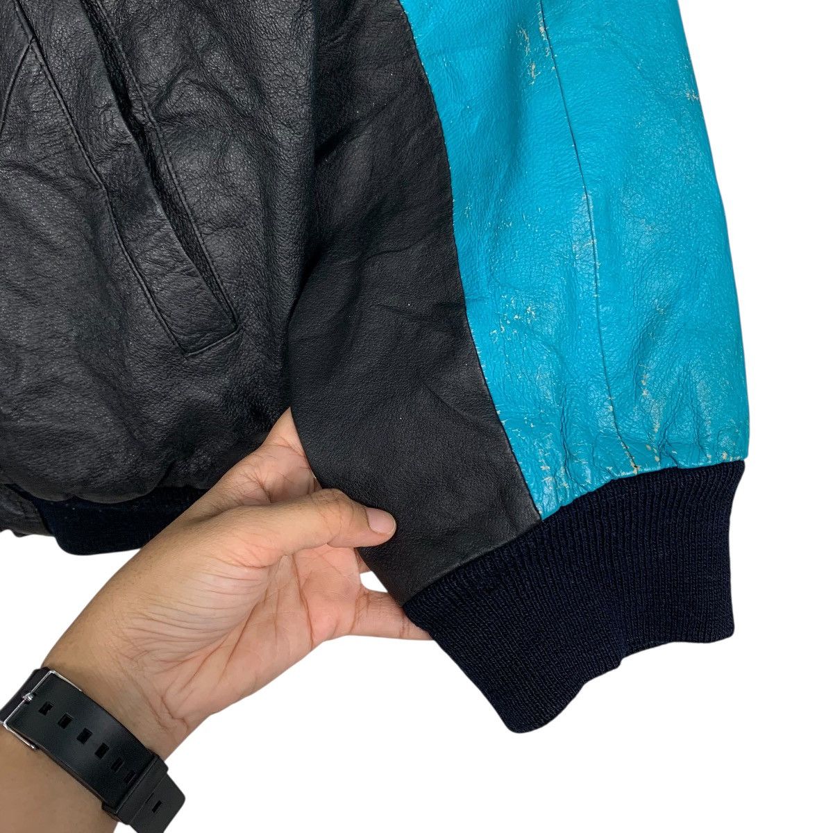 Other Euro Mode IOU Leather Jacket Size US M / EU 48-50 / 2 - 13 Thumbnail