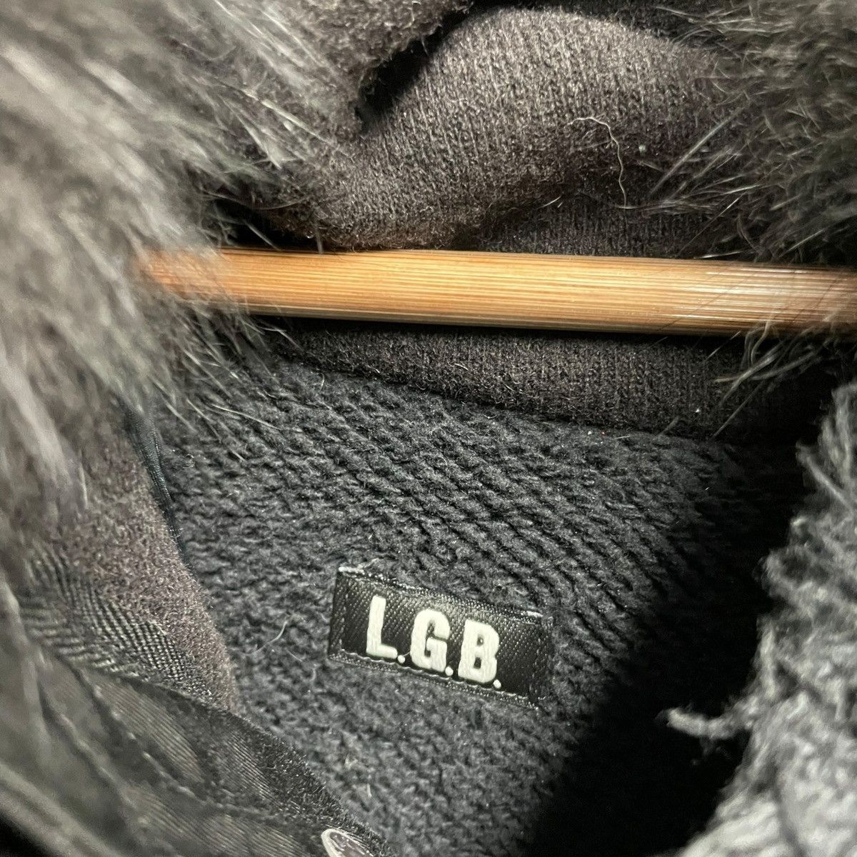 Le Grande Bleu (L.G.B.) Lgb black fur parka Size US L / EU 52-54 / 3 - 3 Thumbnail