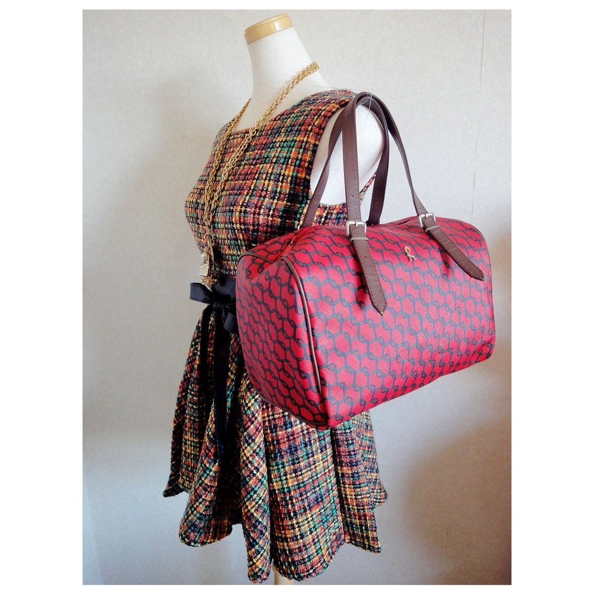 Roberta di Camerino Vintage Roberta di Camerino red, green and navy handbag Size ONE SIZE - 10 Thumbnail