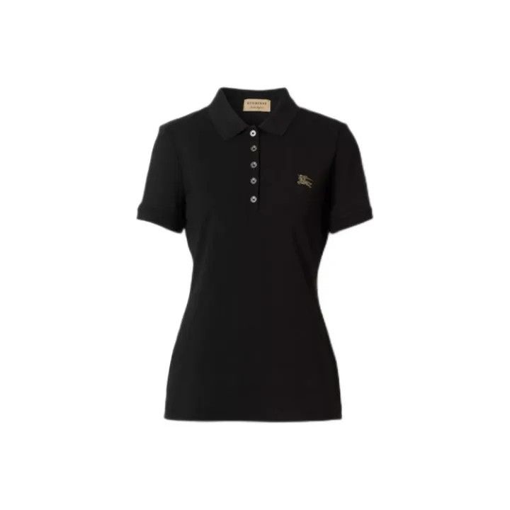 Burberry Burberry Black Casual Polo Shirt for Women 0079 Size XS / US 0-2 / IT 36-38 - 1 Thumbnail
