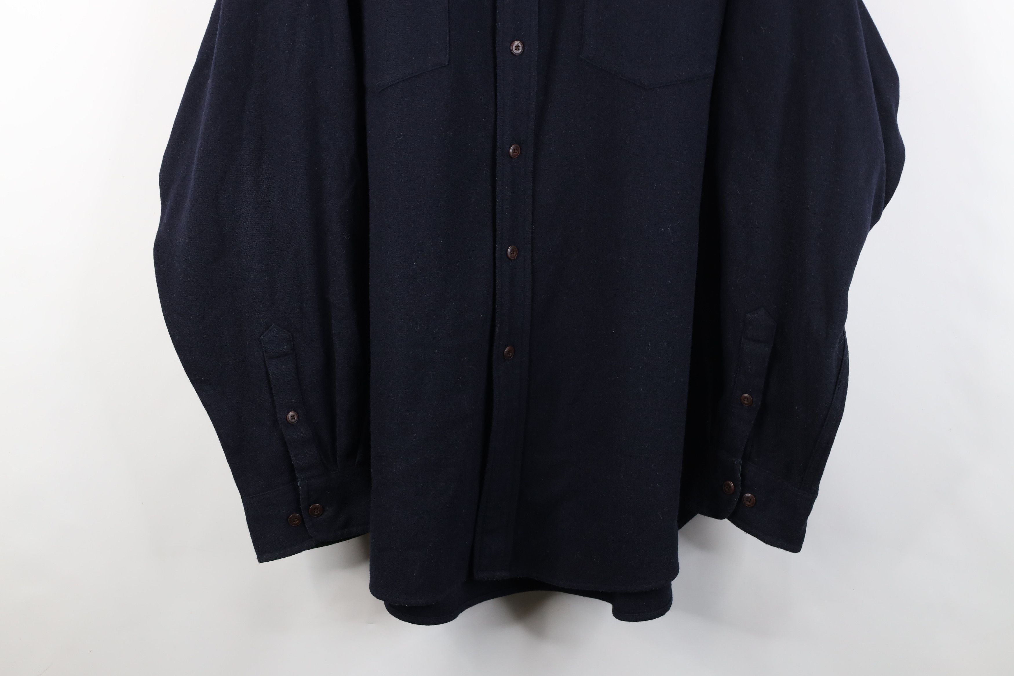 Gap Vintage 90s Gap Wool Blend Button Shirt Jacket Jac Shirt Size US XXL / EU 58 / 5 - 3 Thumbnail