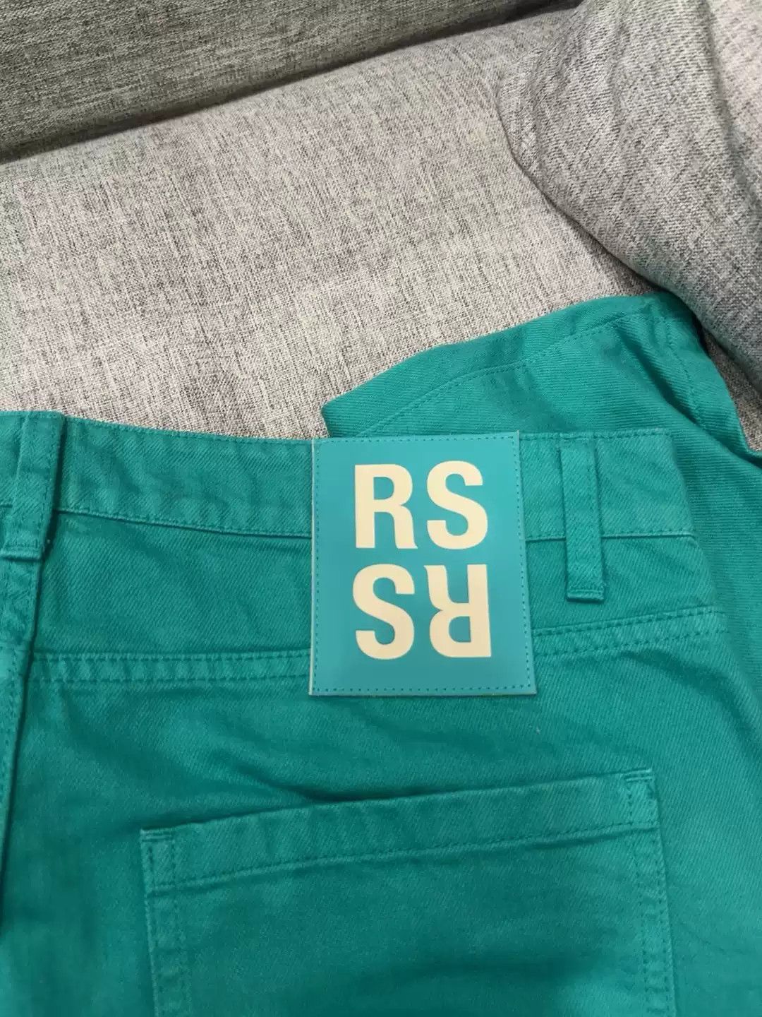 Raf Simons Raf Simons AW21 Lake Green Blue Straight Jeans Size US 32 / EU 48 - 1 Thumbnail