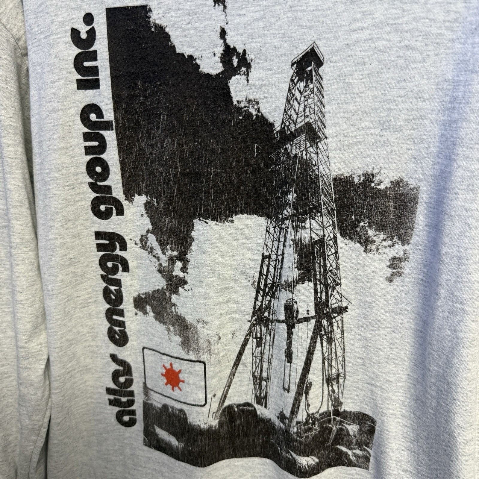 Vintage Vintage Atlas Energy Group Inc T Shirt Mens Medium 18.5x26 Size US M / EU 48-50 / 2 - 3 Thumbnail