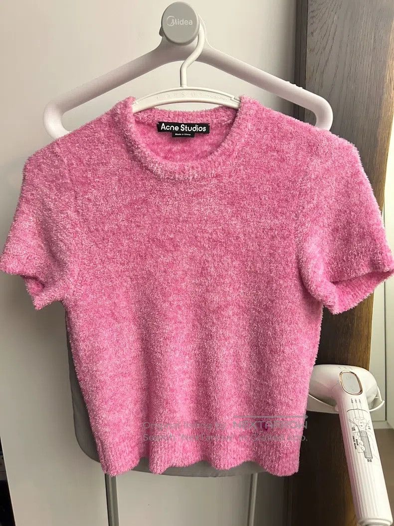 Acne Studios Acne Studios Short Sleeve Fleece T-Shirt Size XXS / US 00 / IT 34 - 1 Thumbnail