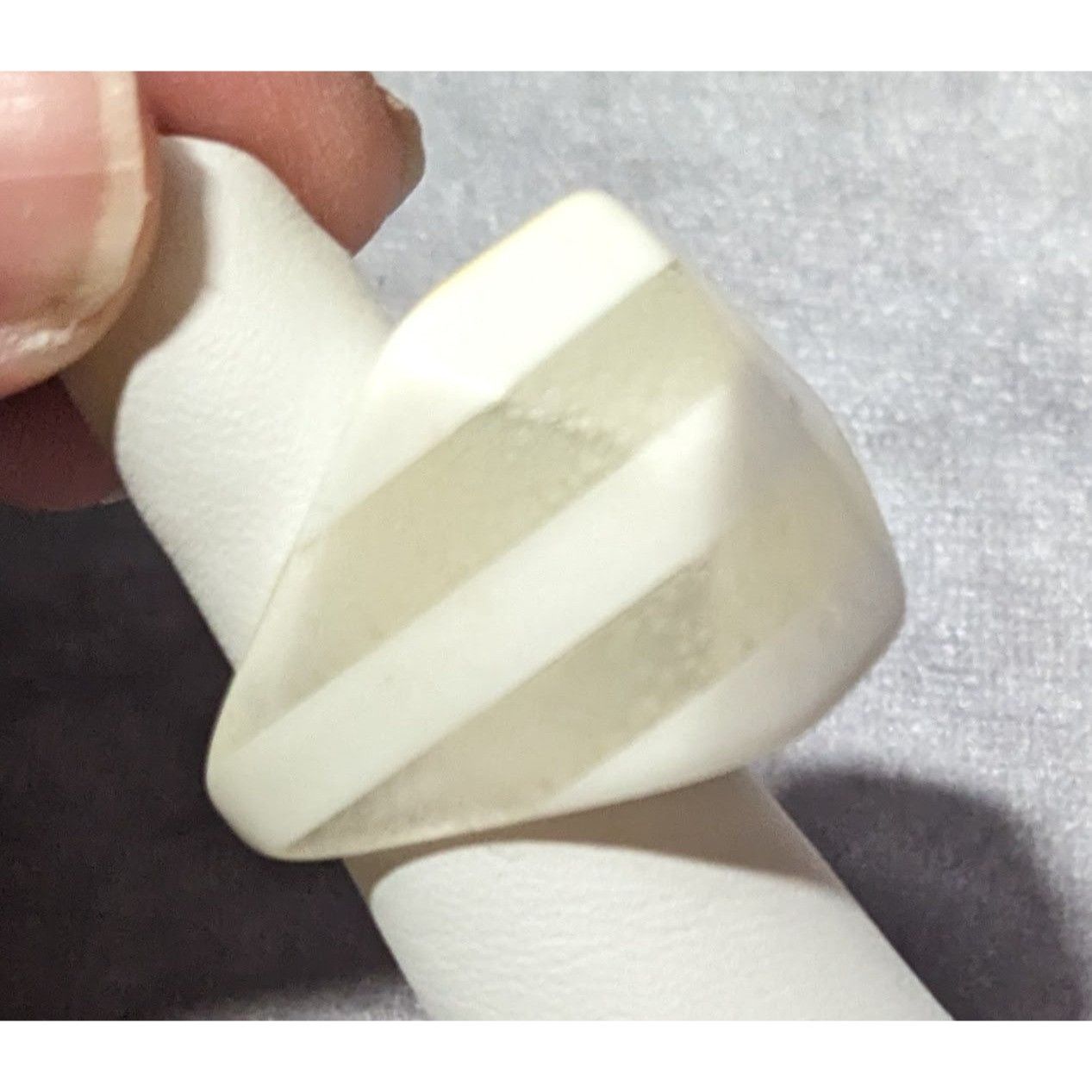Other Vintage Chunky Solid And Translucent Striped Abstract Ring Size ONE SIZE - 8 Thumbnail