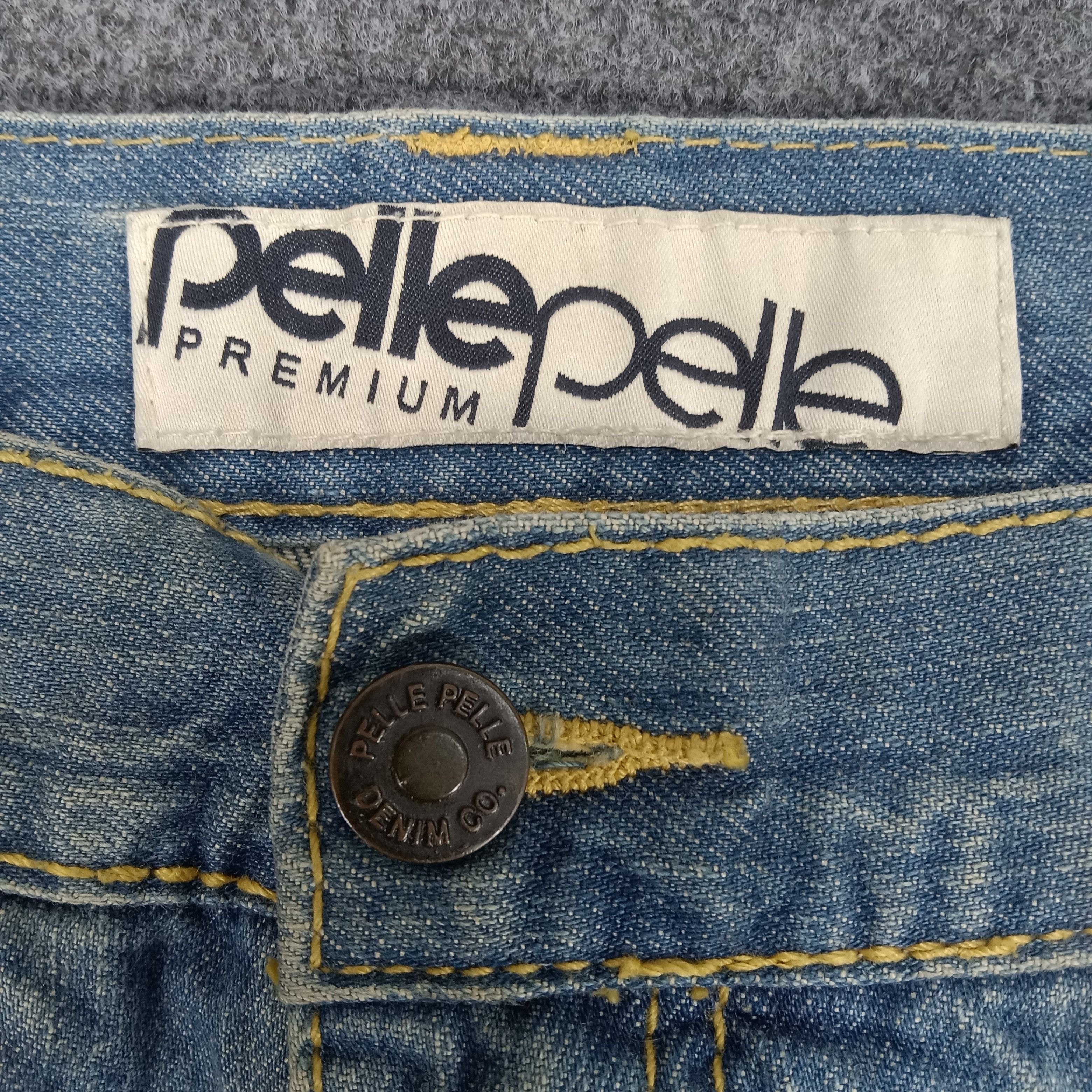 Pelle Pelle × Vintage Pelle Pelle Premium Pocket Designs Denim Jeans Size US 42 / EU 58 - 9 Thumbnail