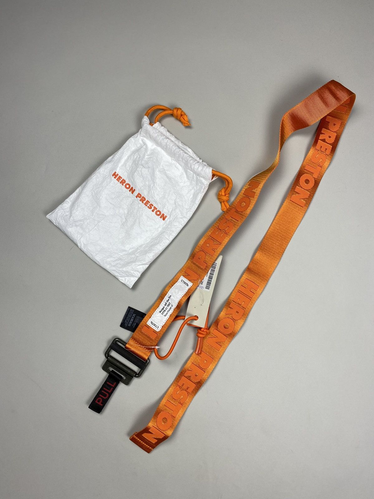 Heron Preston BNWT! Heron Preston KK Tape Magnetic Belt One Size Orange Size ONE SIZE - 6 Thumbnail