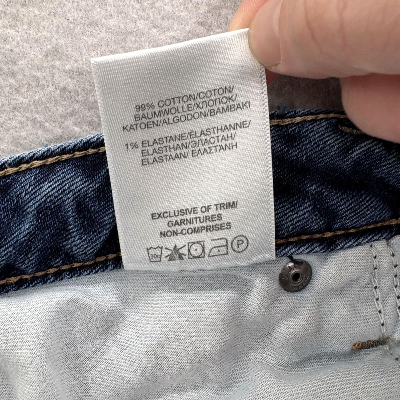 Silver Jeans Co. VINTAGE Silver Jeans Womens Jeans Skinny Slim 20 Blue Medium Wash Stretch Denim Size 42" / US 20 - 6 Thumbnail